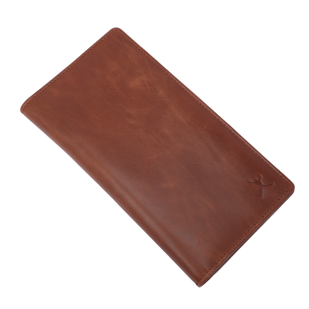 Genuine Leather Ladies RFID Long Wallet - Tan