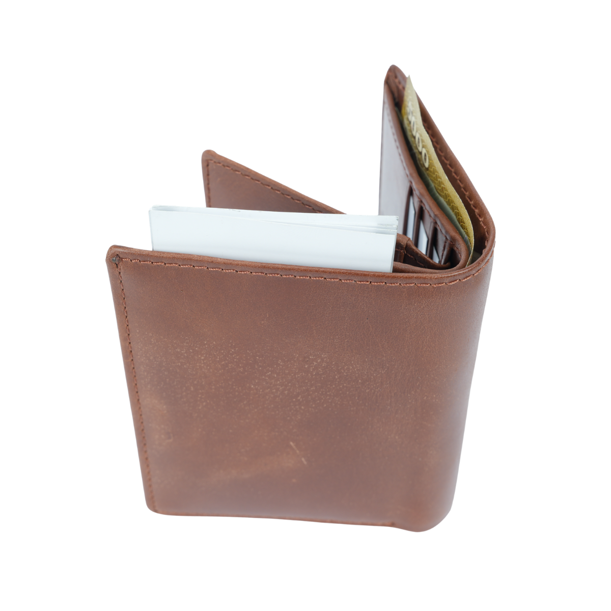 Italian Leather RFID Hip Wallet - Tan