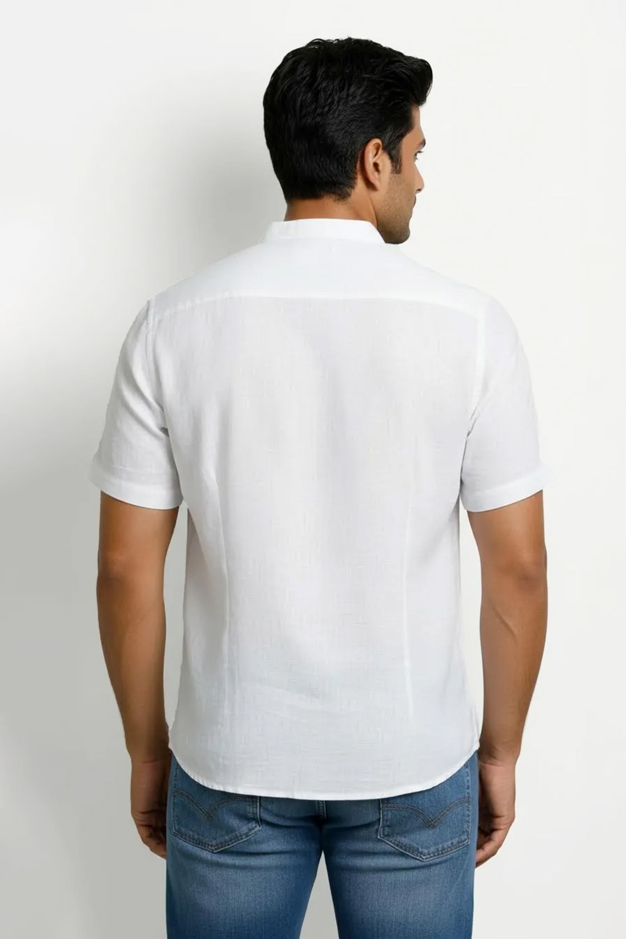 Slim Fit Linen S/S Shirt