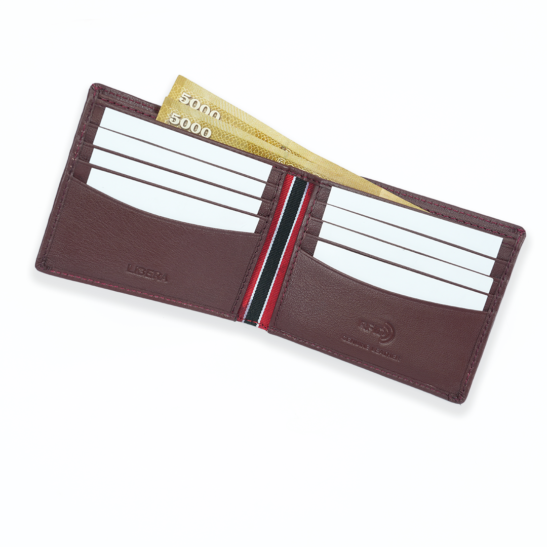Genuine Leather RFID Stripe Edition Wallet