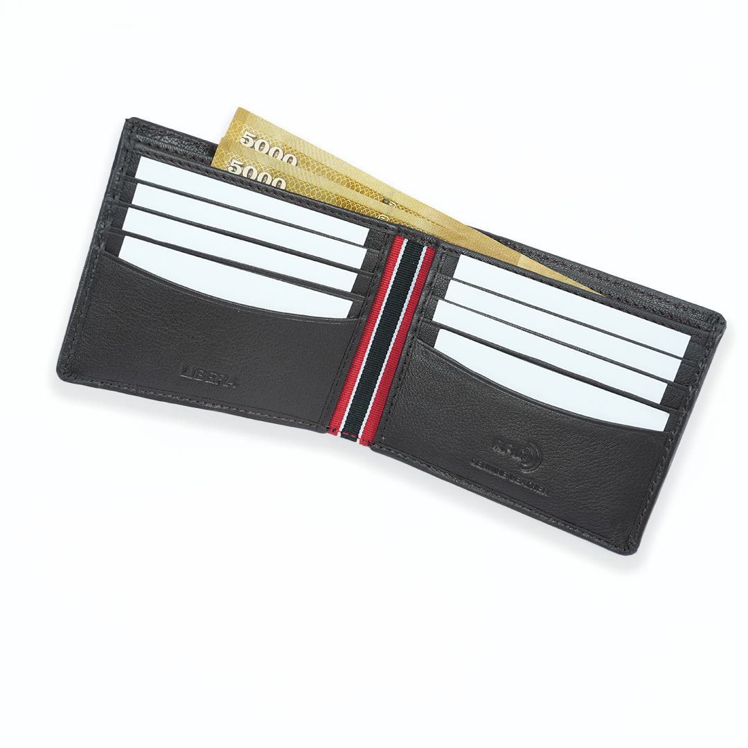 Genuine Leather RFID Stripe Edition Wallet