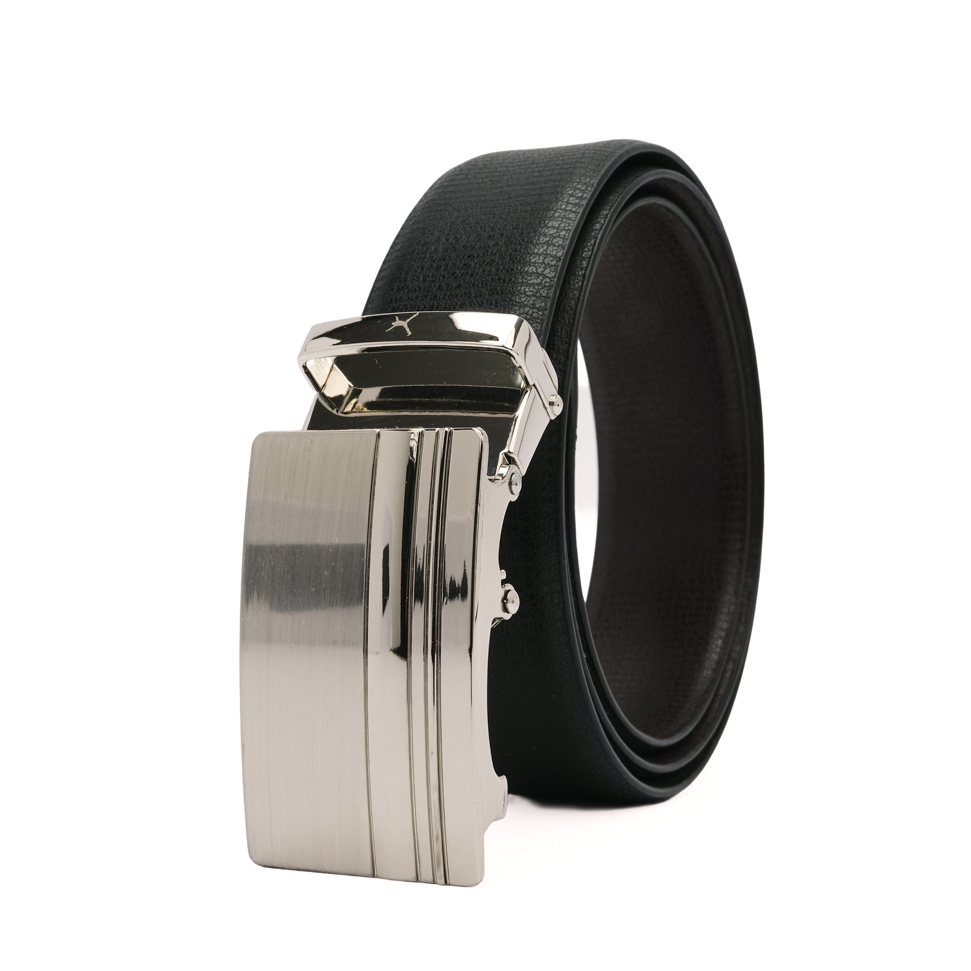 Genuine Leather Auto Lock Belt - Black | Dark Brown