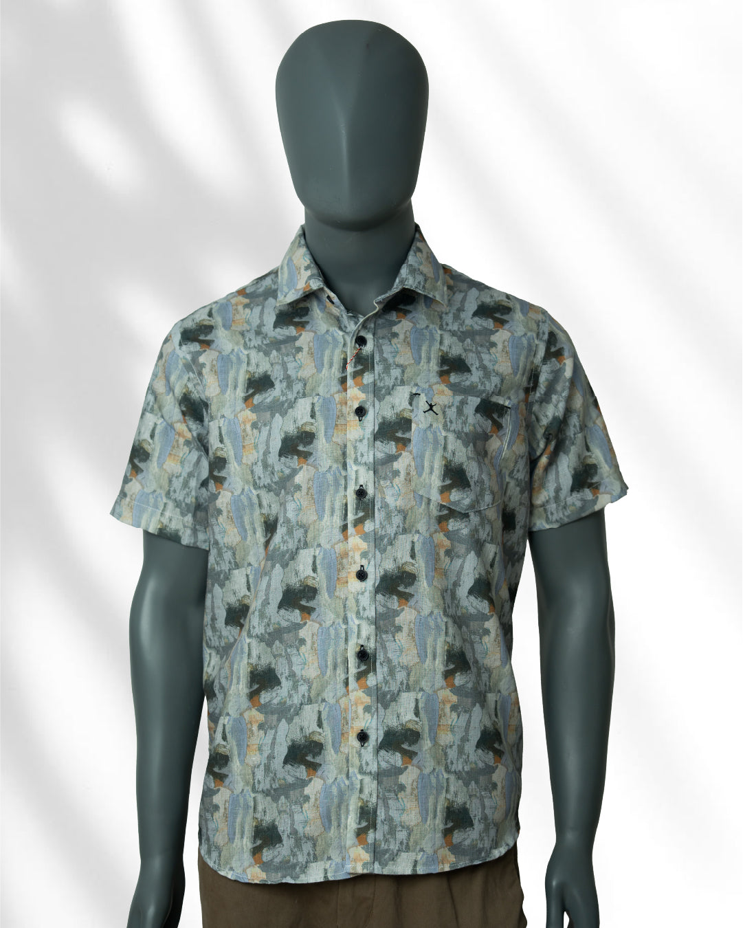 Slim Fit Printed Shirt - S/S