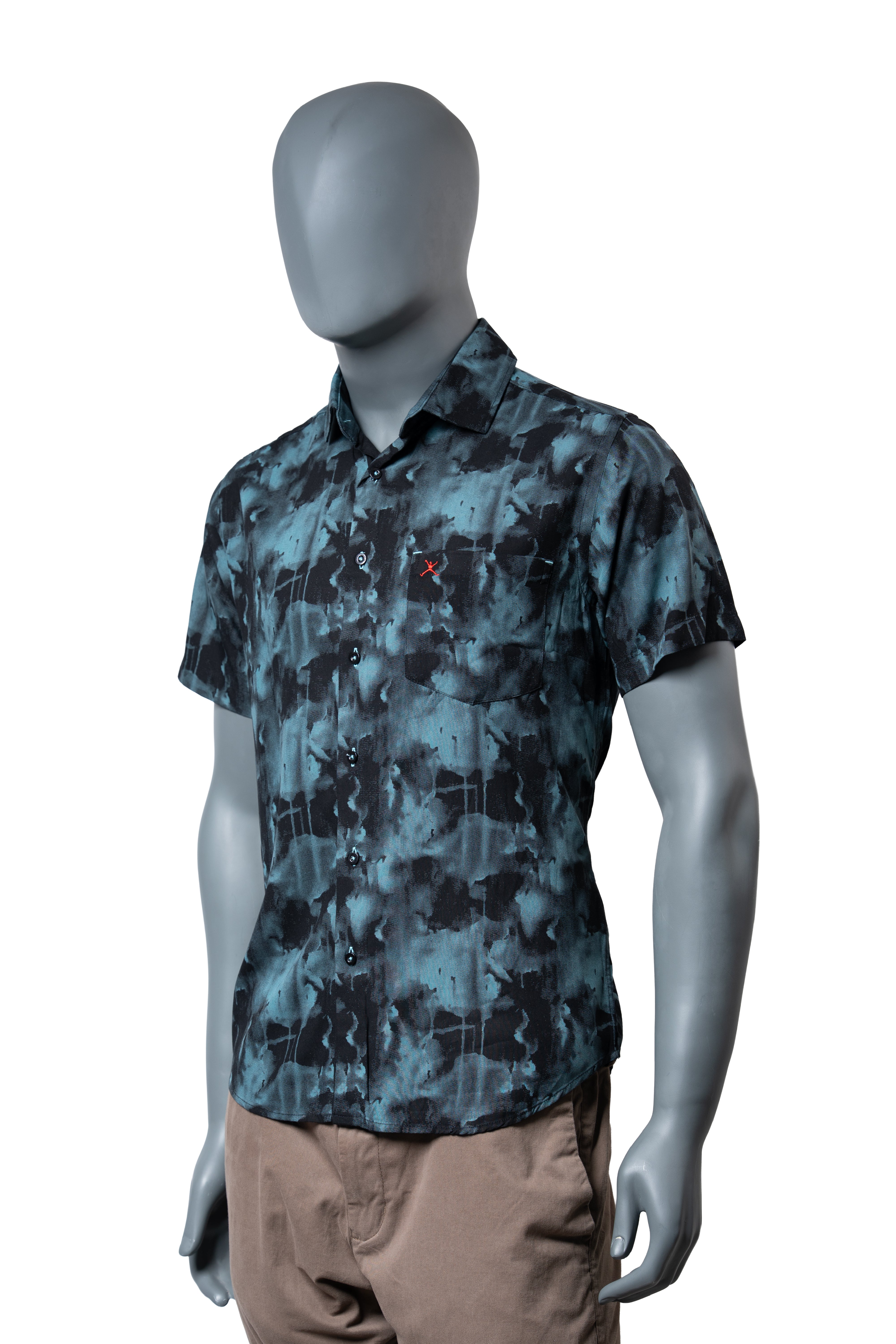 Slim Fit Printed S/S Shirt