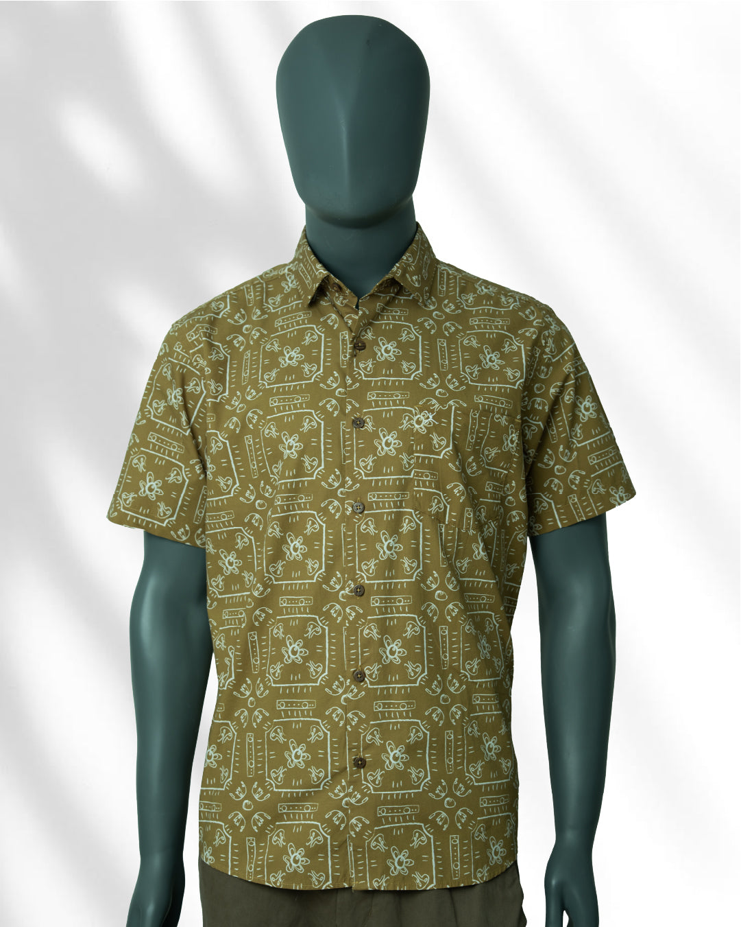 Slim Fit Printed Shirt - S/S