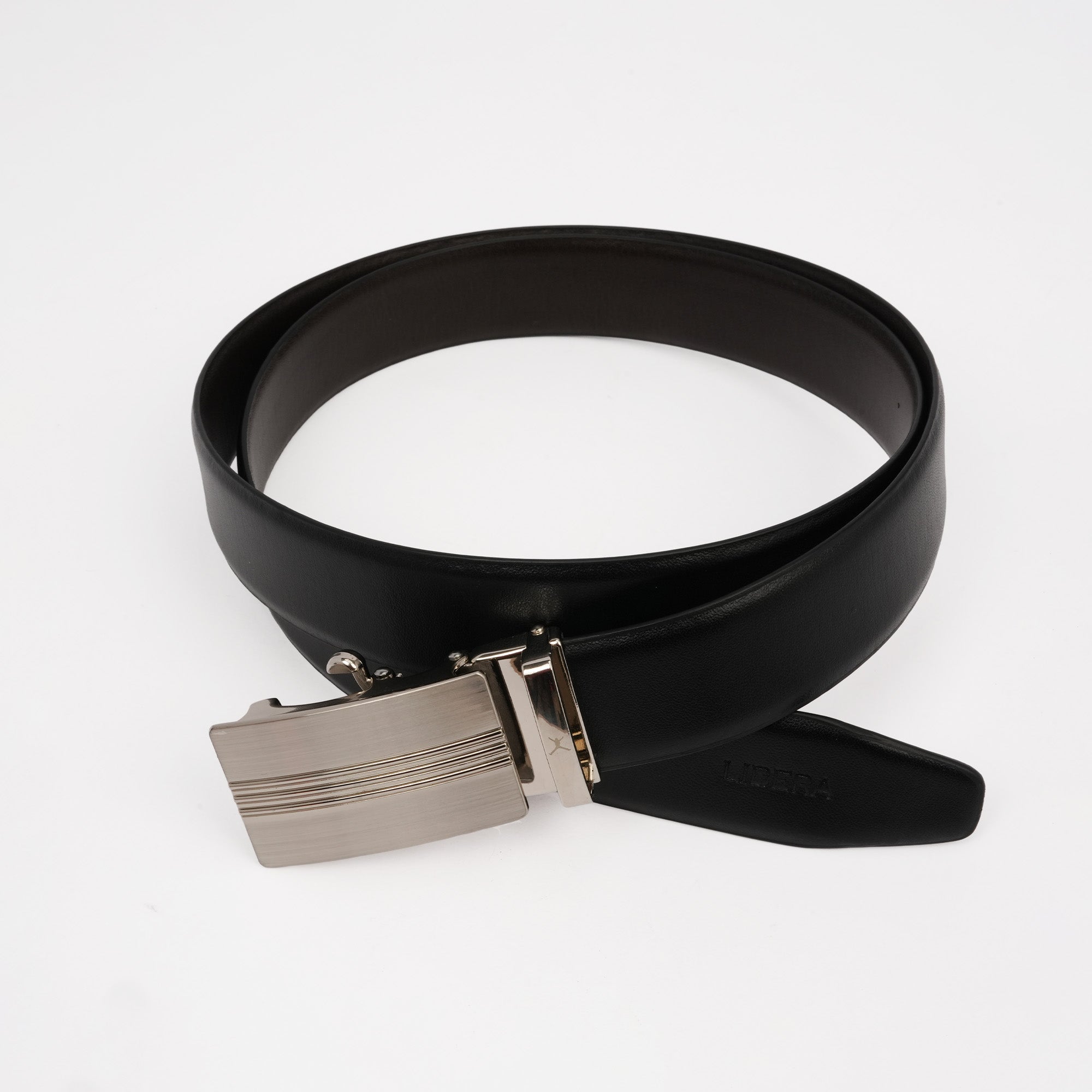 Genuine Leather Auto Lock Belt - Black | Dark Brown