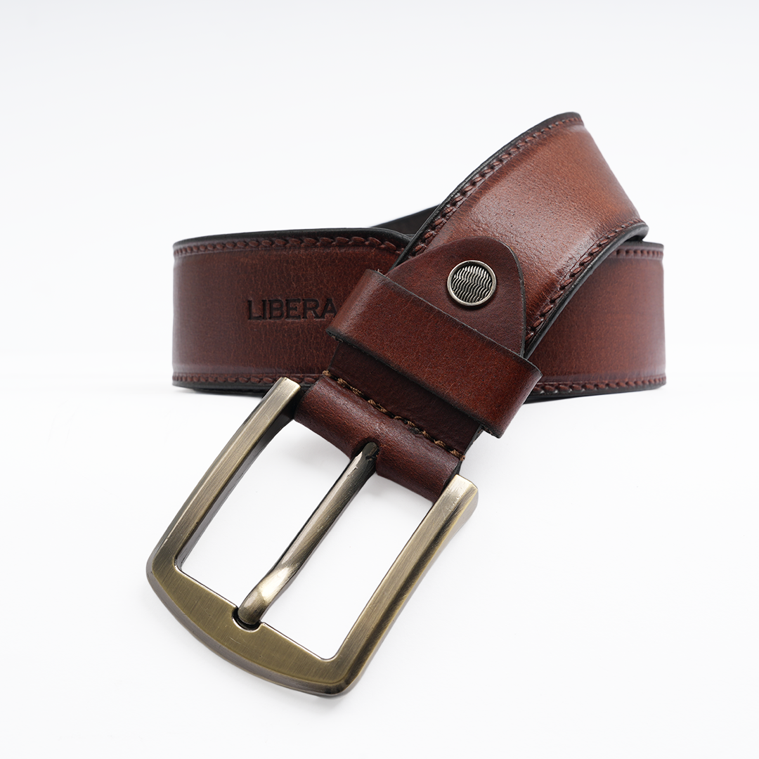 Italian Leather Gents Casual Belt