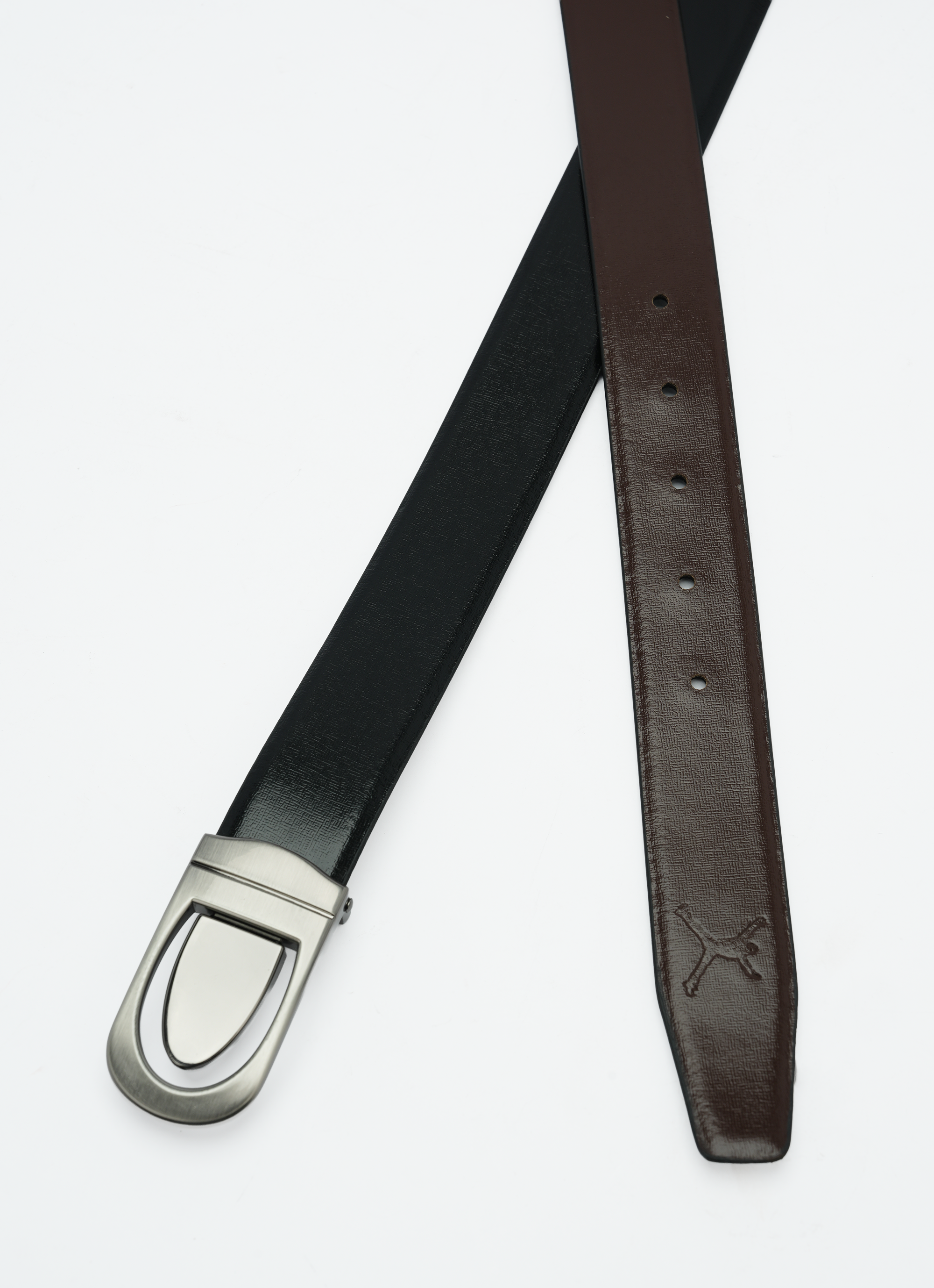 Ladies Formal Pin Lock Belt - Black | Coffee Brown