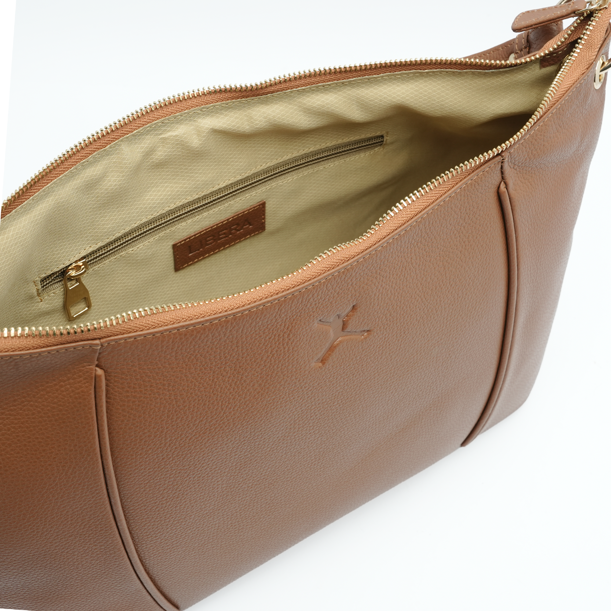 Italian Leather Slouch Hobo Bag