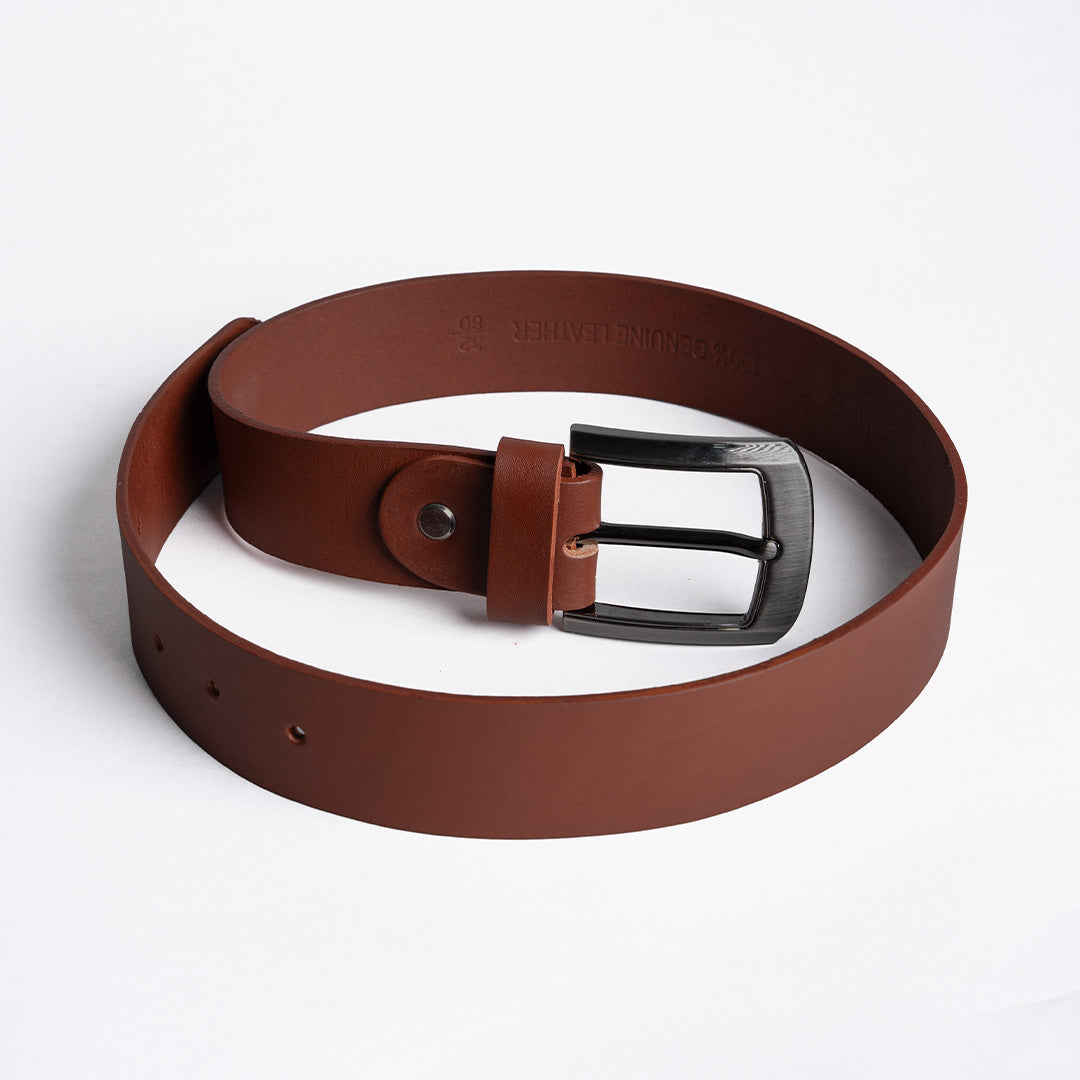 Gents Casual Leather Belt - Tan
