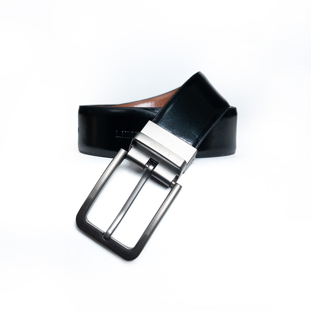 Reversible Standard Lock Belt - Black / Light Tan