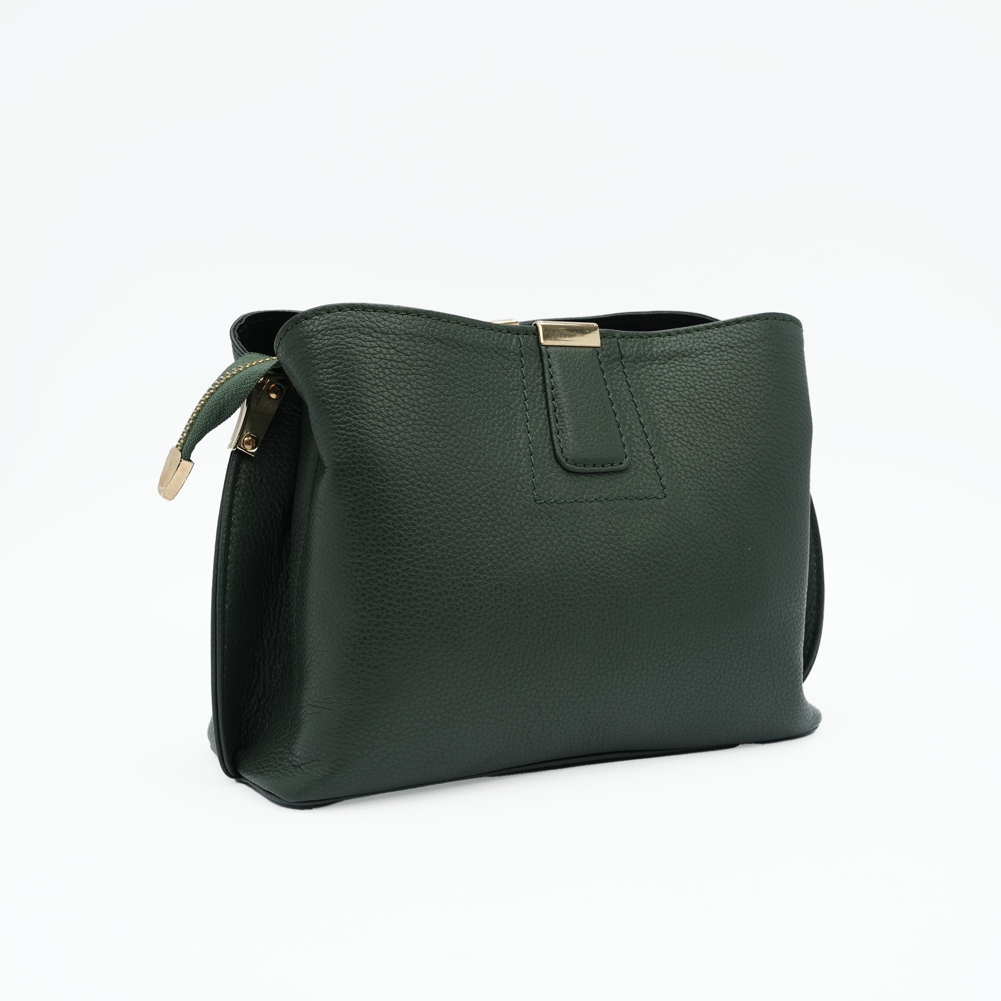 Italian Leather Structured Handbag