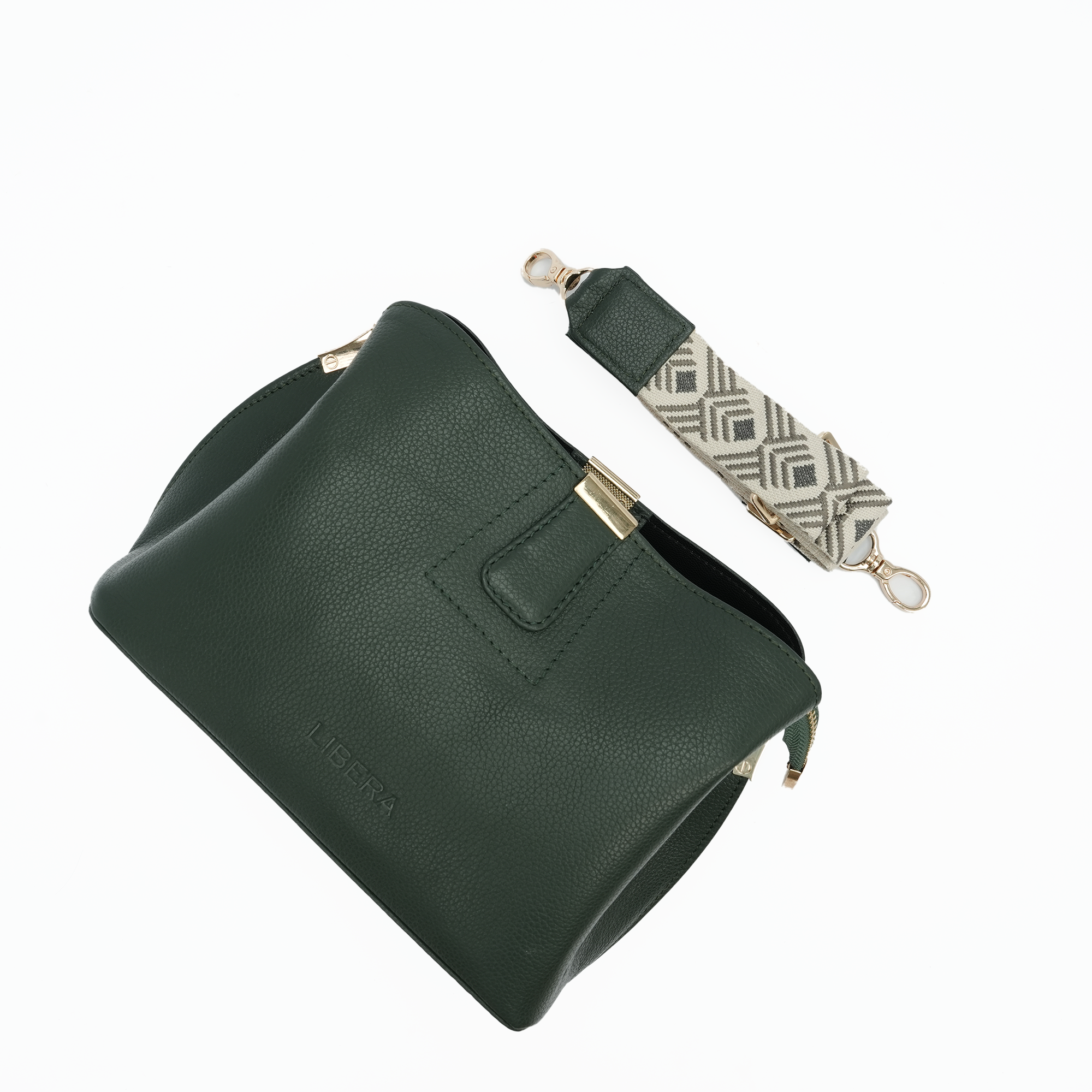 Italian Leather Structured Handbag