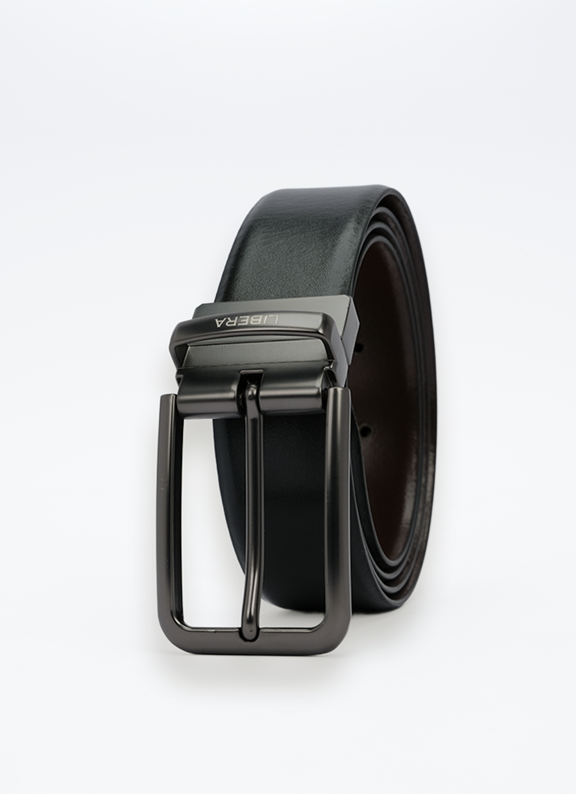 Reversible Standard Lock Belt - Black & Coffee Brown