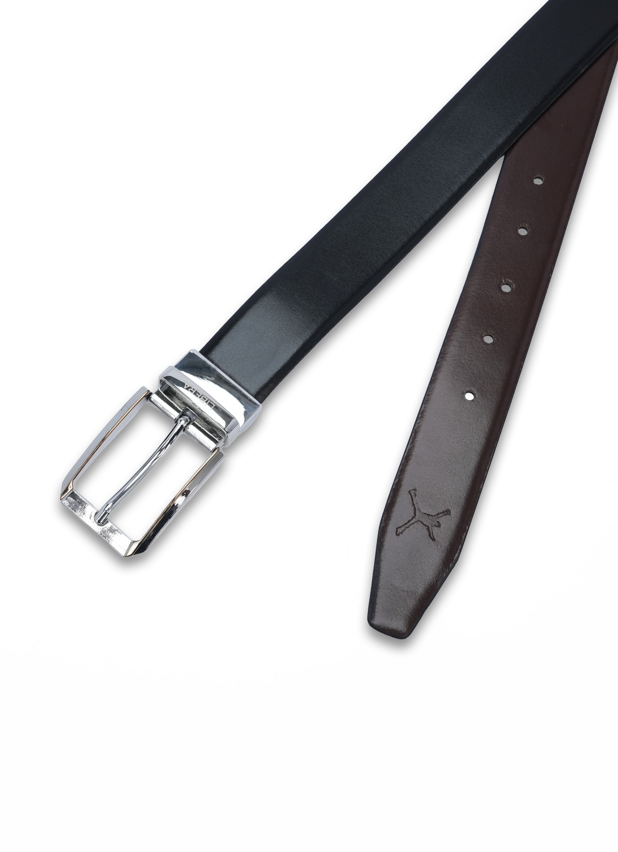 Reversible Standard Lock Belt - Black & Coffee Brown