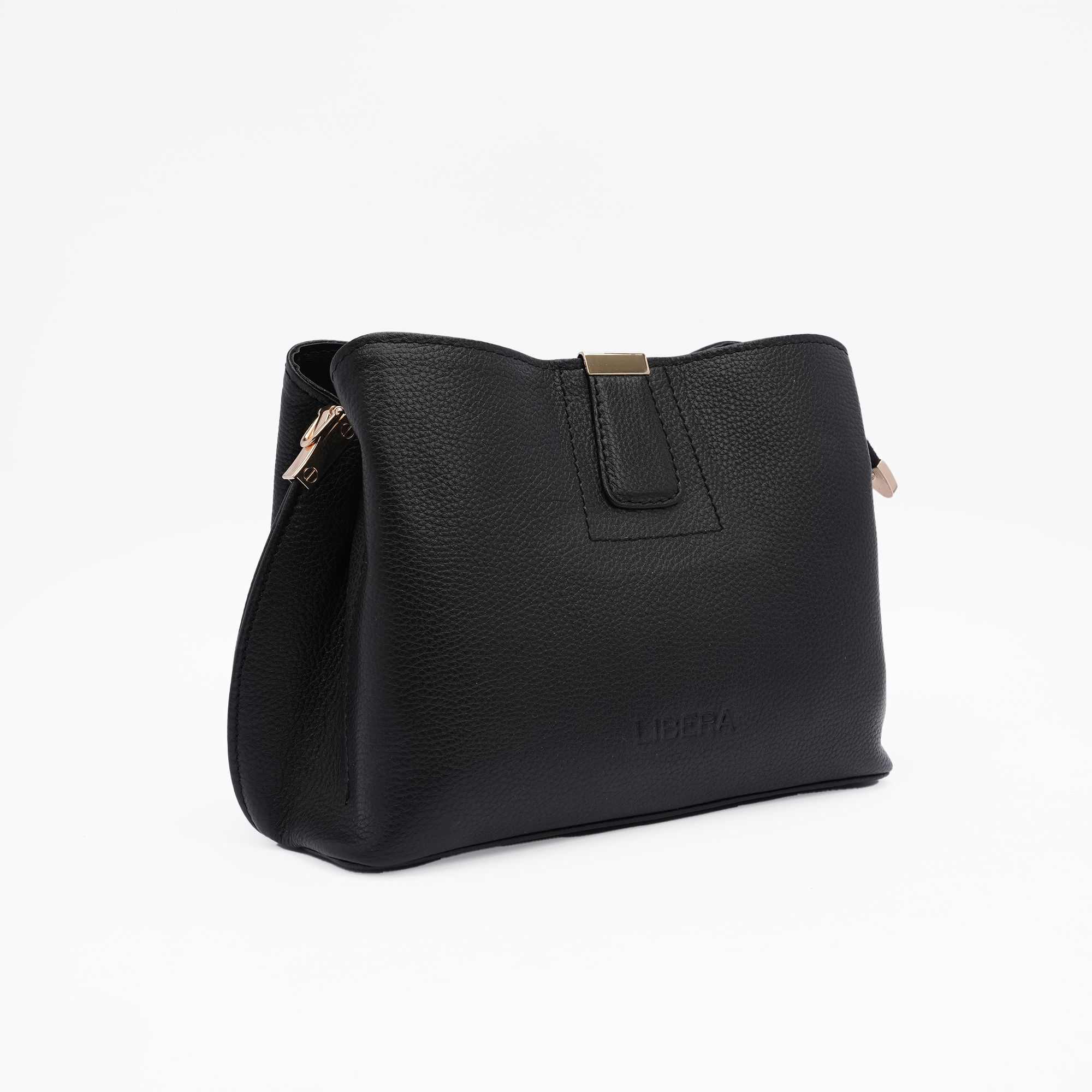 Italian Leather Structured Handbag