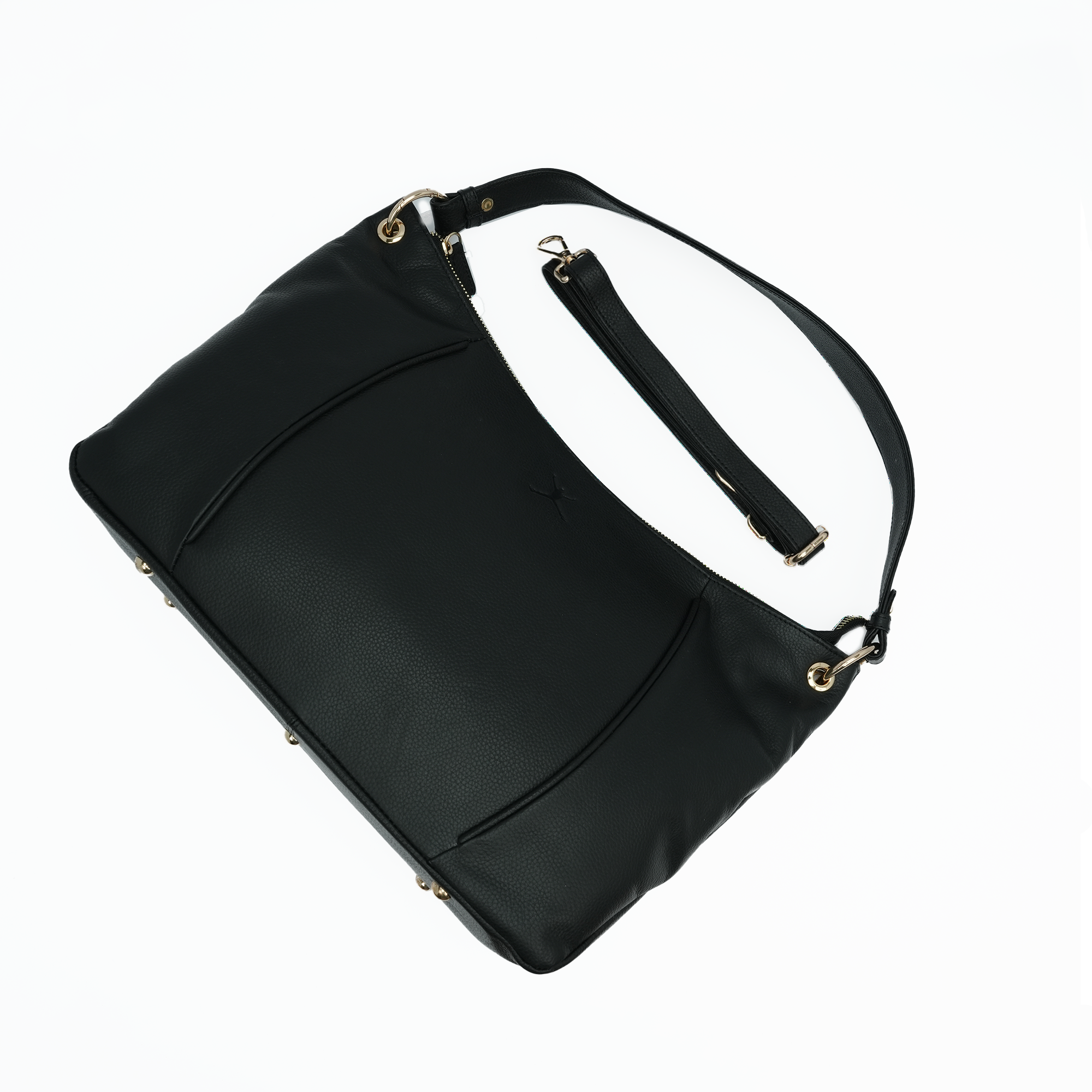 Italian Leather Slouch Hobo Bag