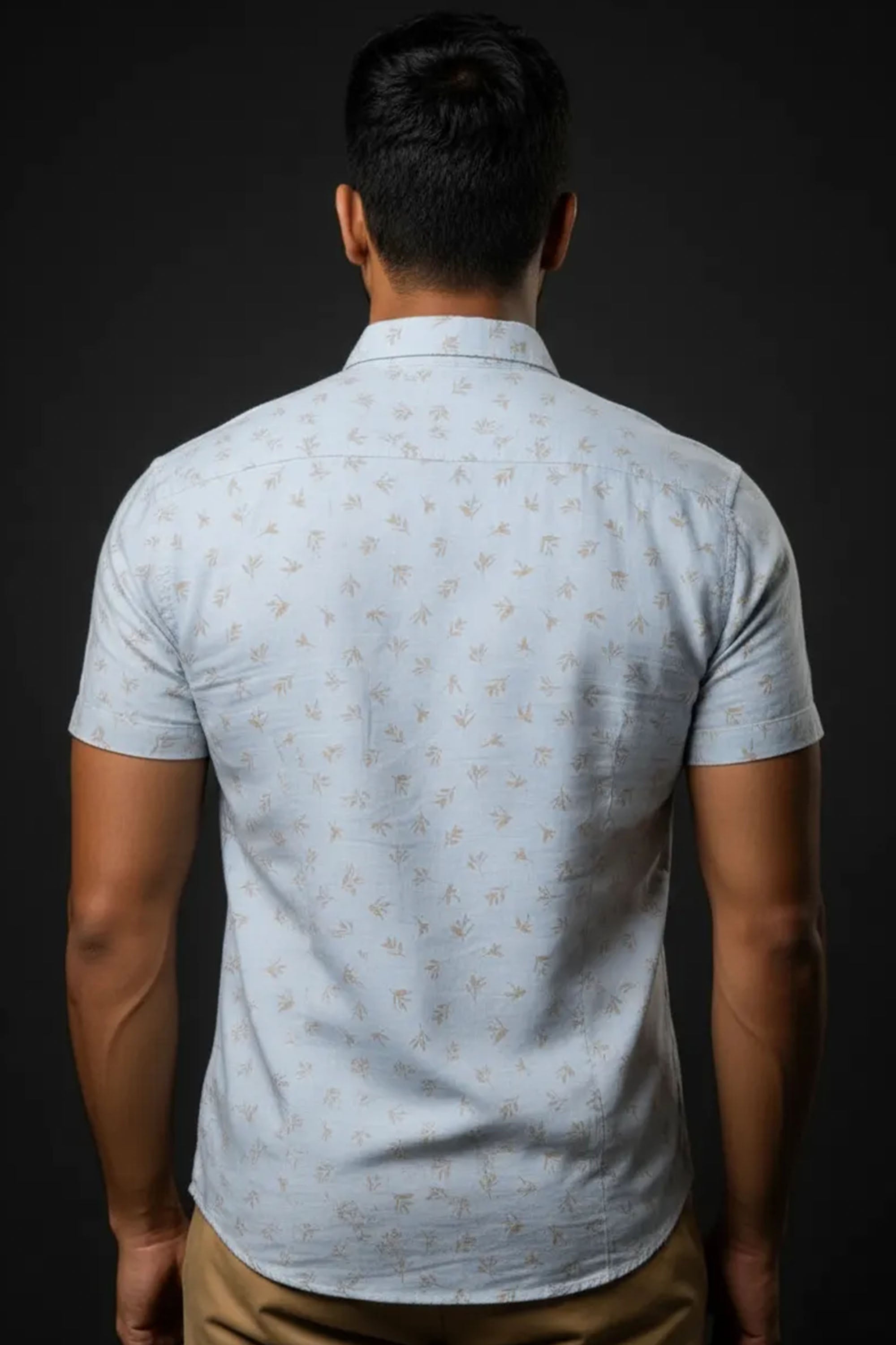 Slim Fit Printed S/S Shirt