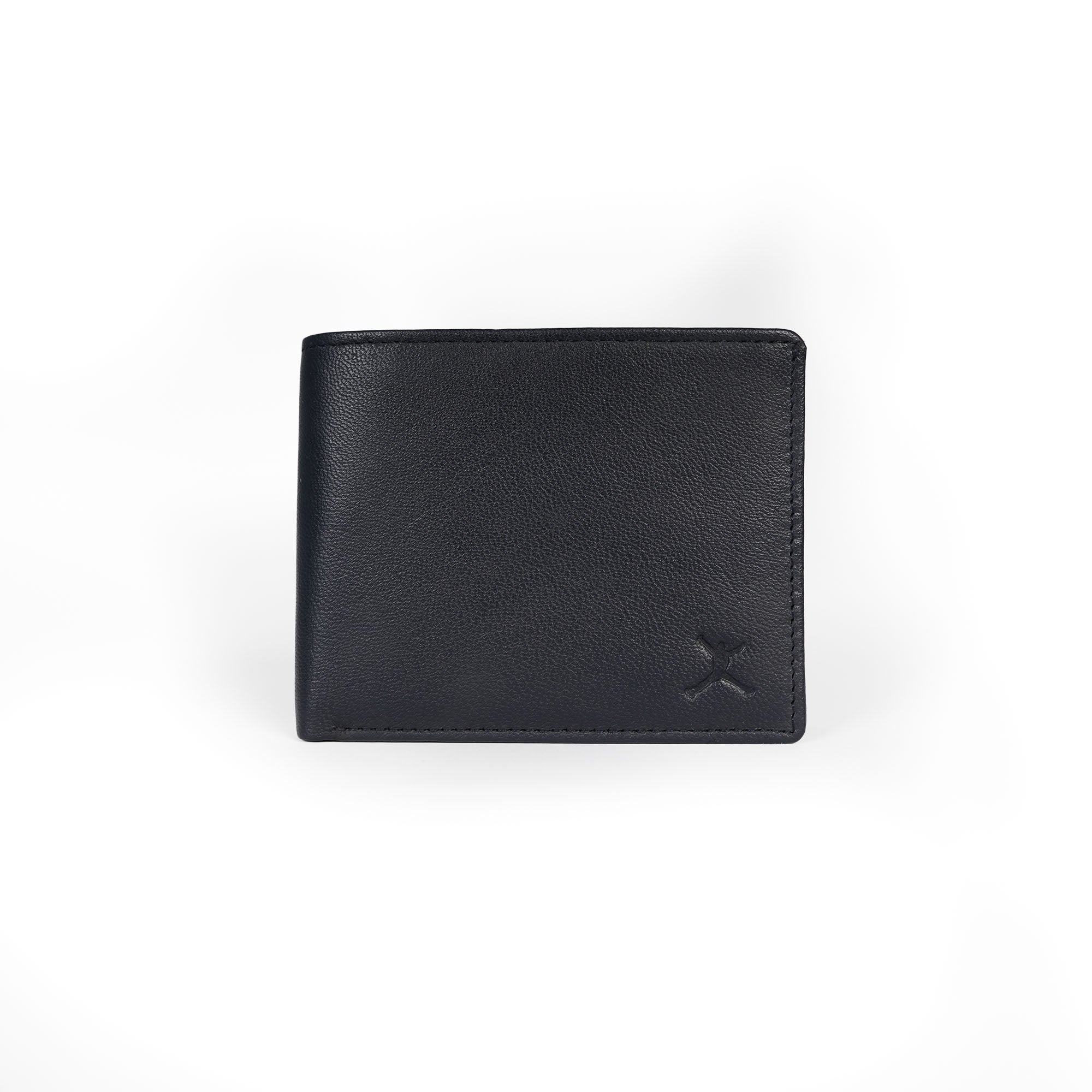 Genuine Leather RFID Wallet - Black