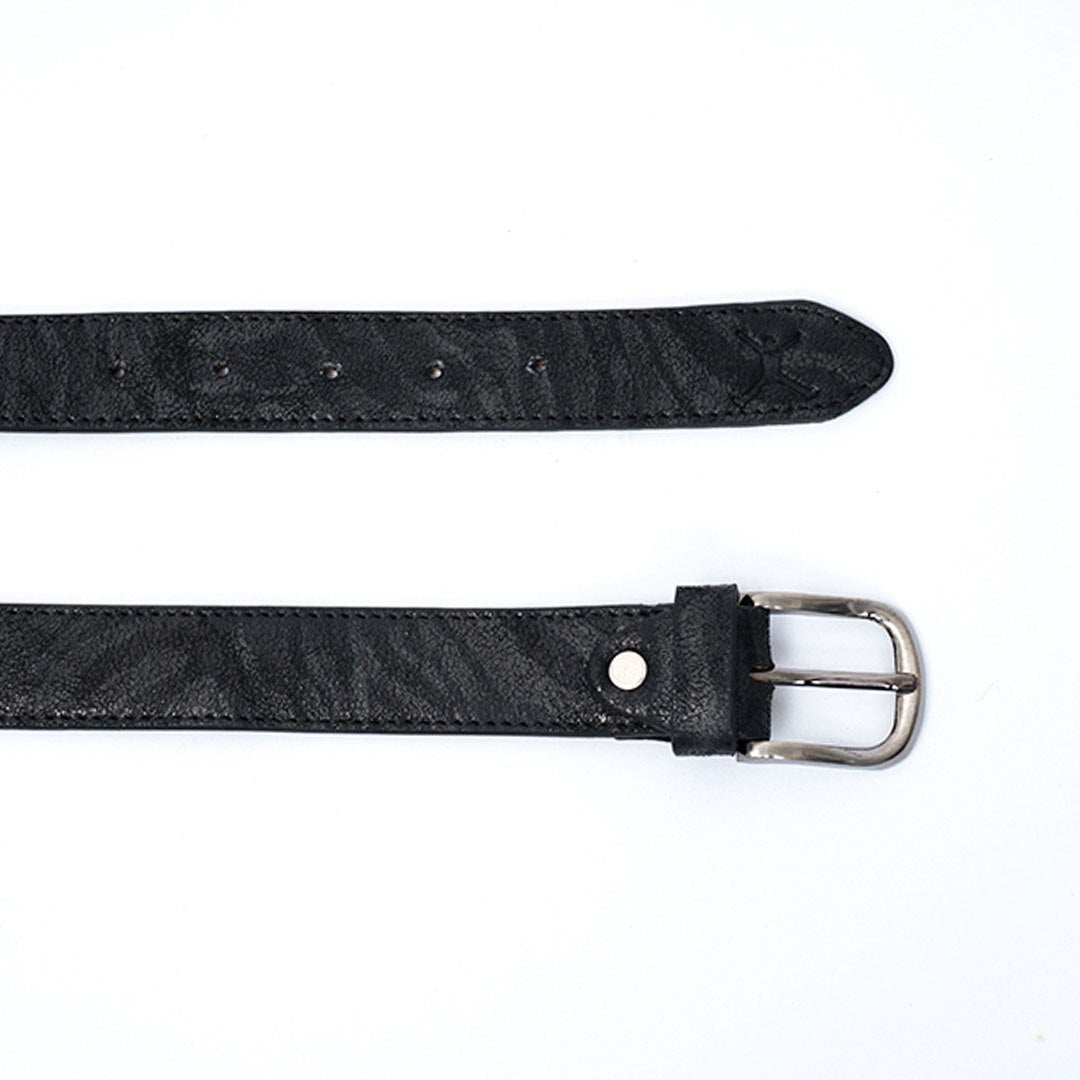 Ladies Leather Casual Belt - Black