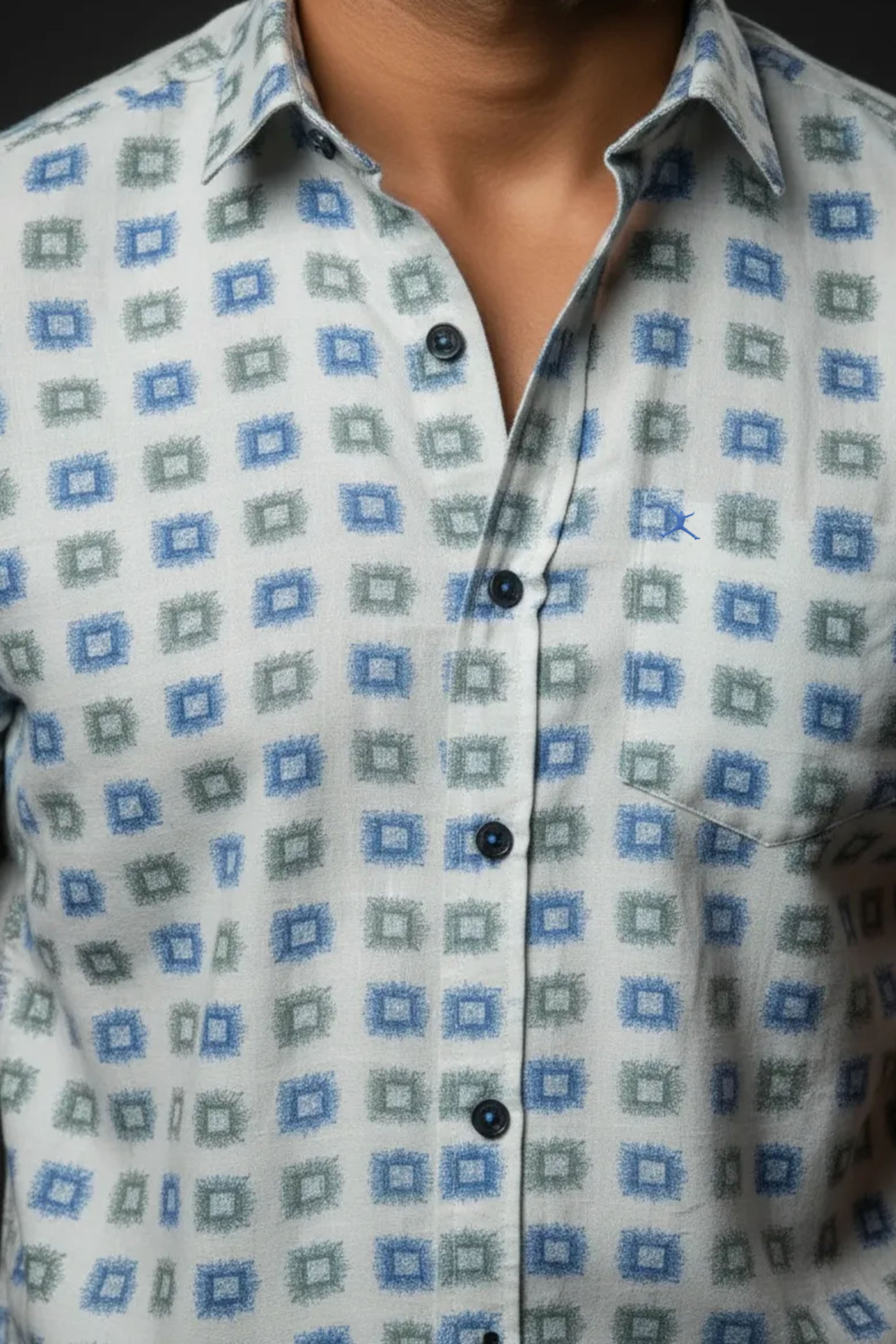 Slim Fit Printed - S/S Shirt