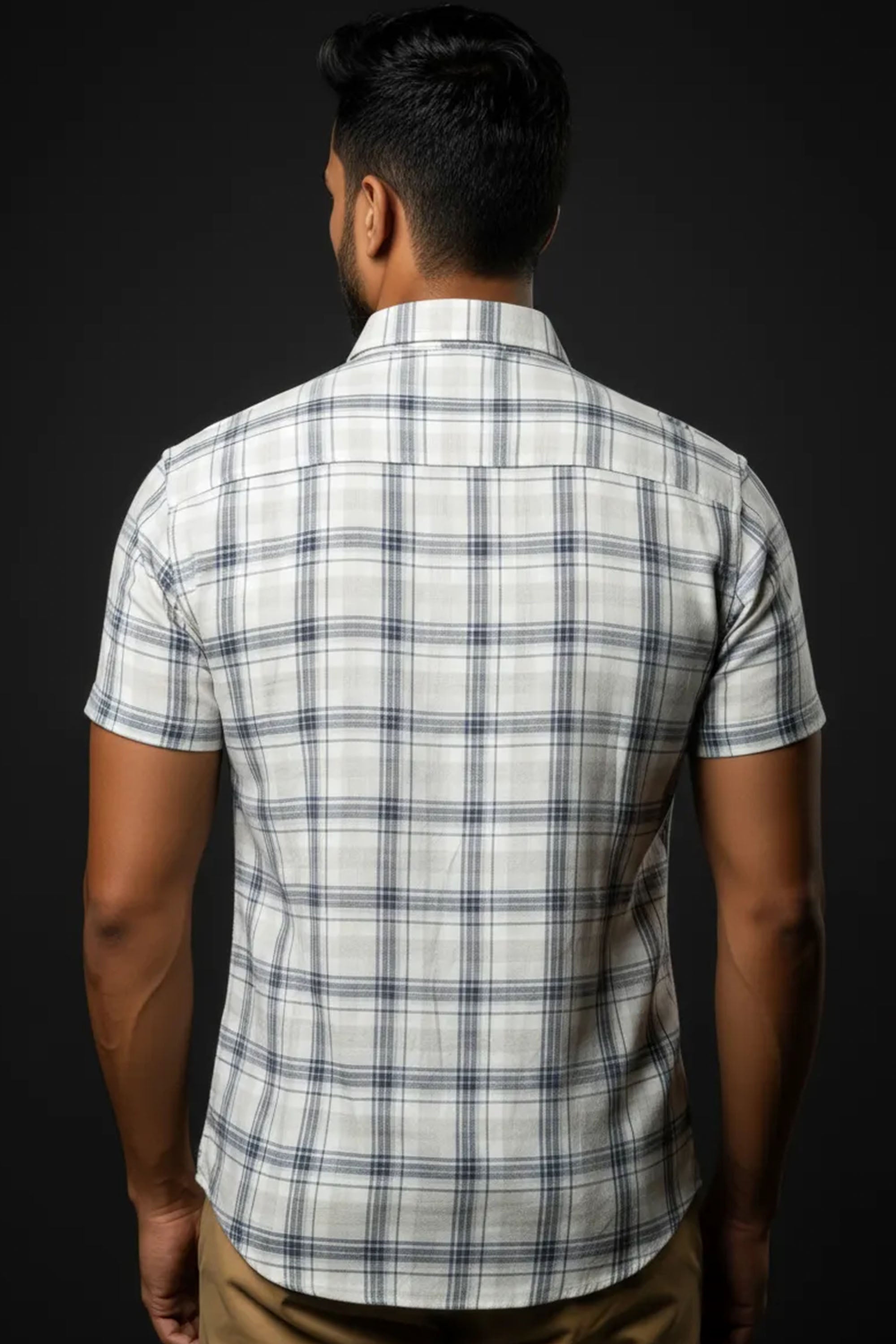 Slim Fit Check Shirt - S/S Shirt