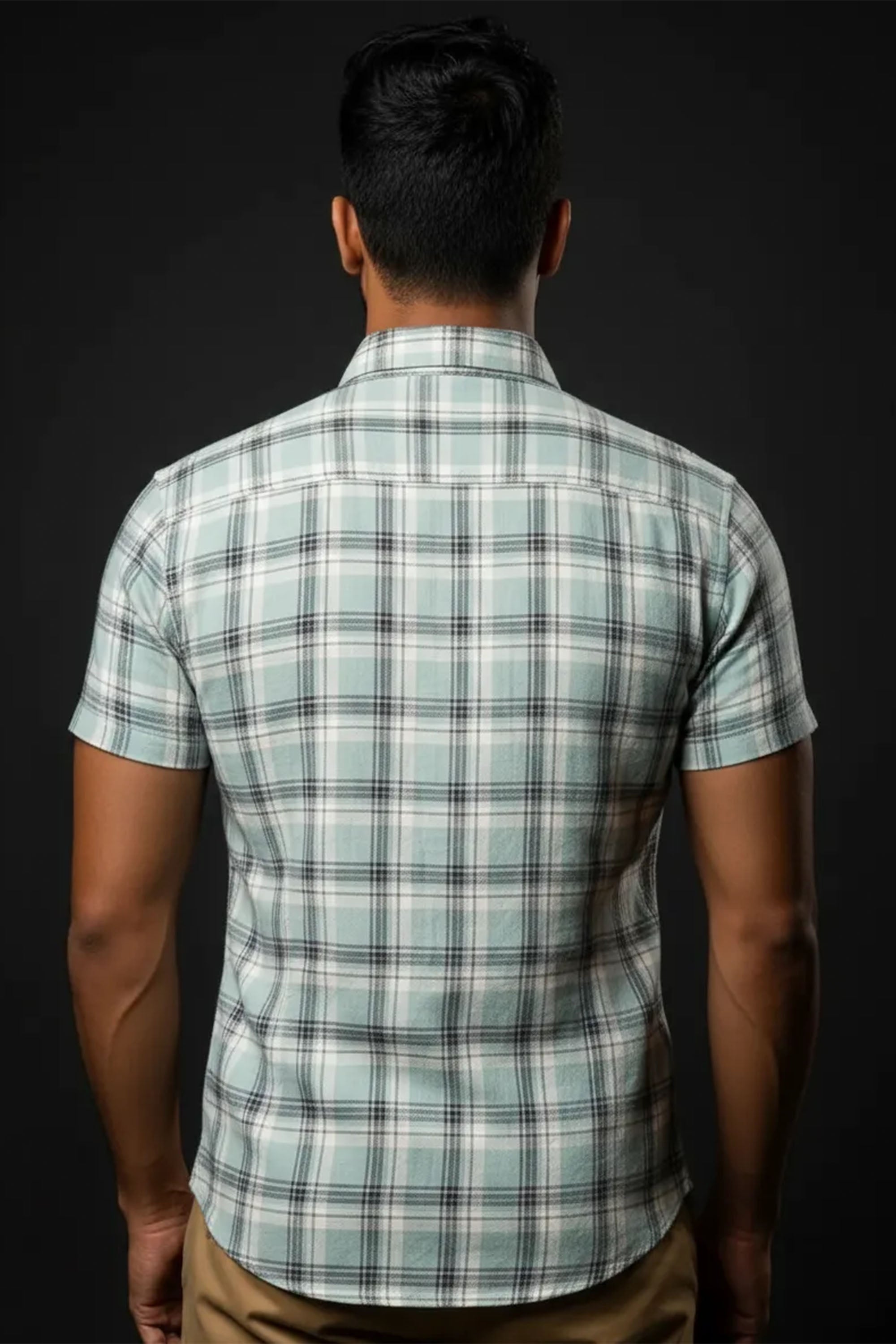 Slim Fit Check Shirt - S/S Shirt