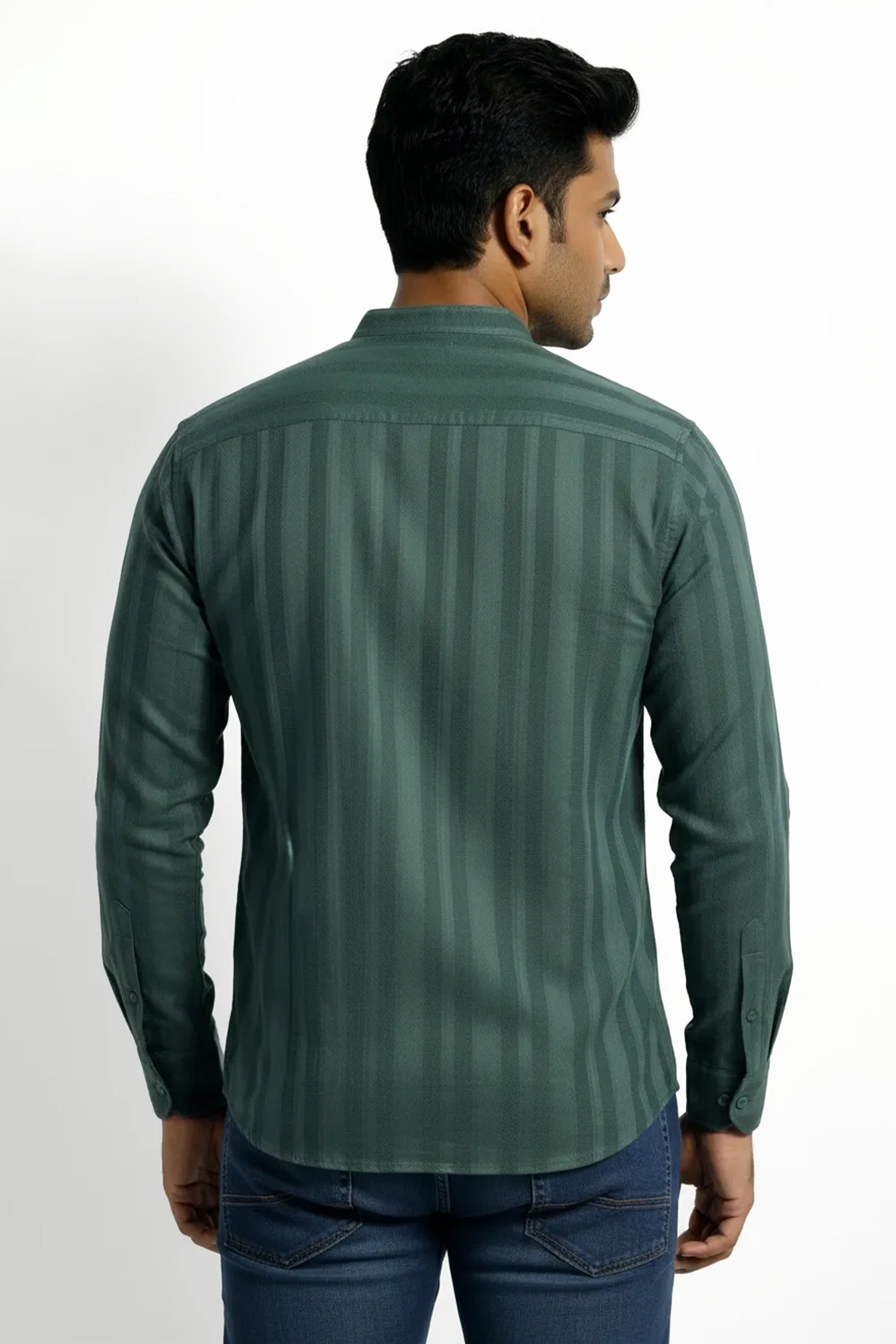 Slim Fit Cotton Plain L/S Shirt