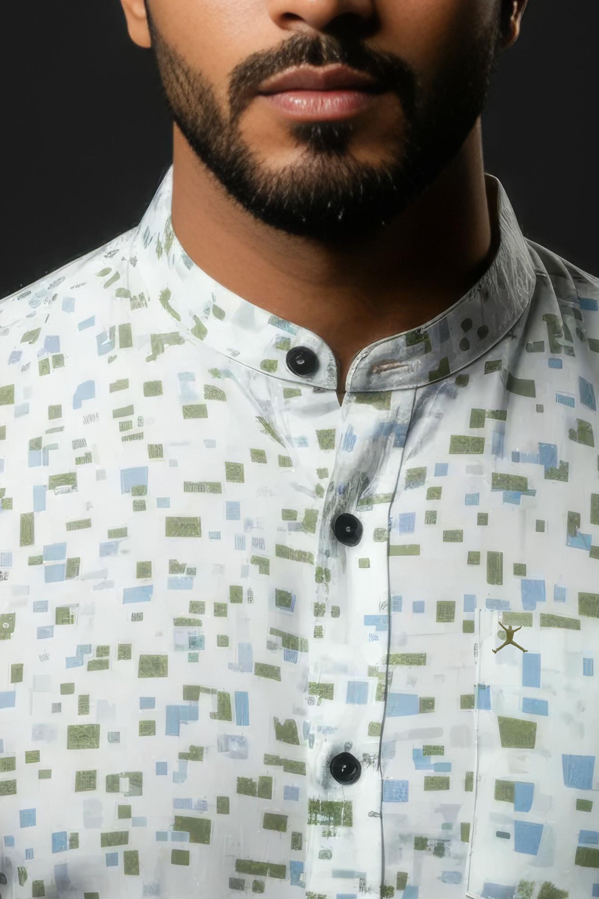 Slim Fit Printed S/S Shirt