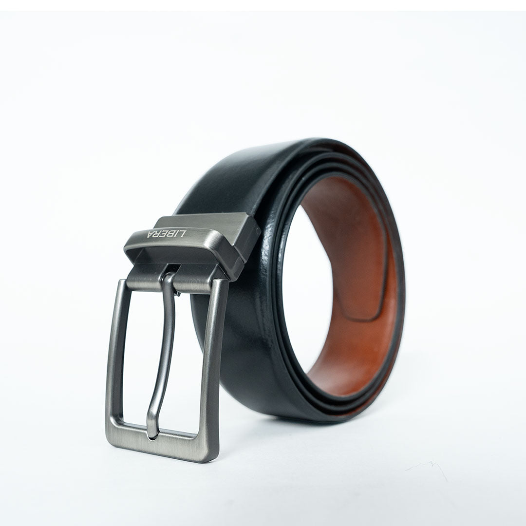 Reversible Standard Lock Belt - Black & Light Brown