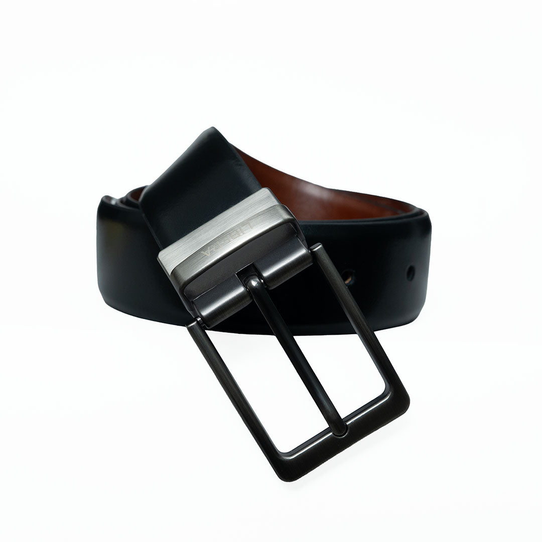 Reversible Standard Lock Belt - Black & Light Brown
