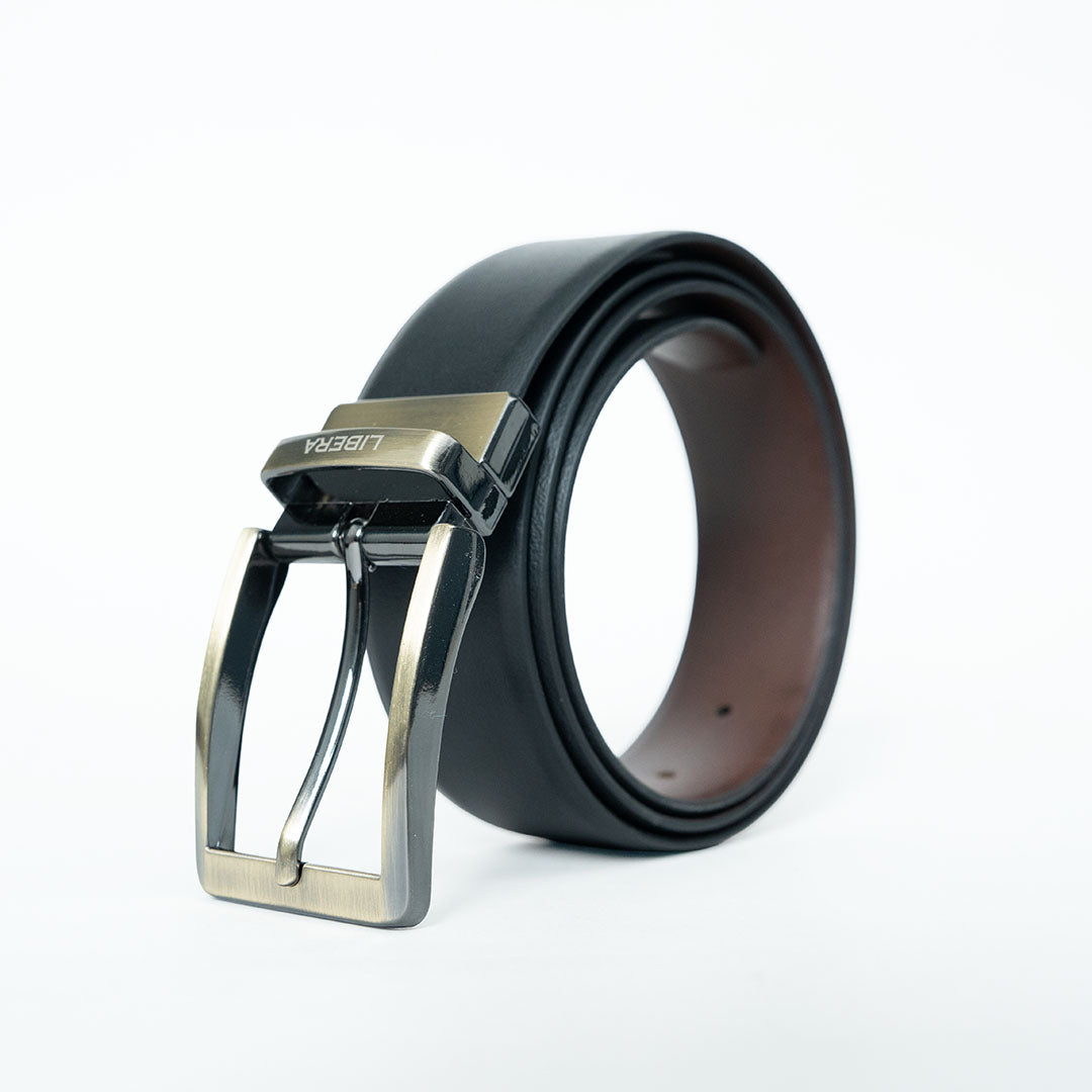 Reversible Standard Lock Belt - Black & Coffee Brown