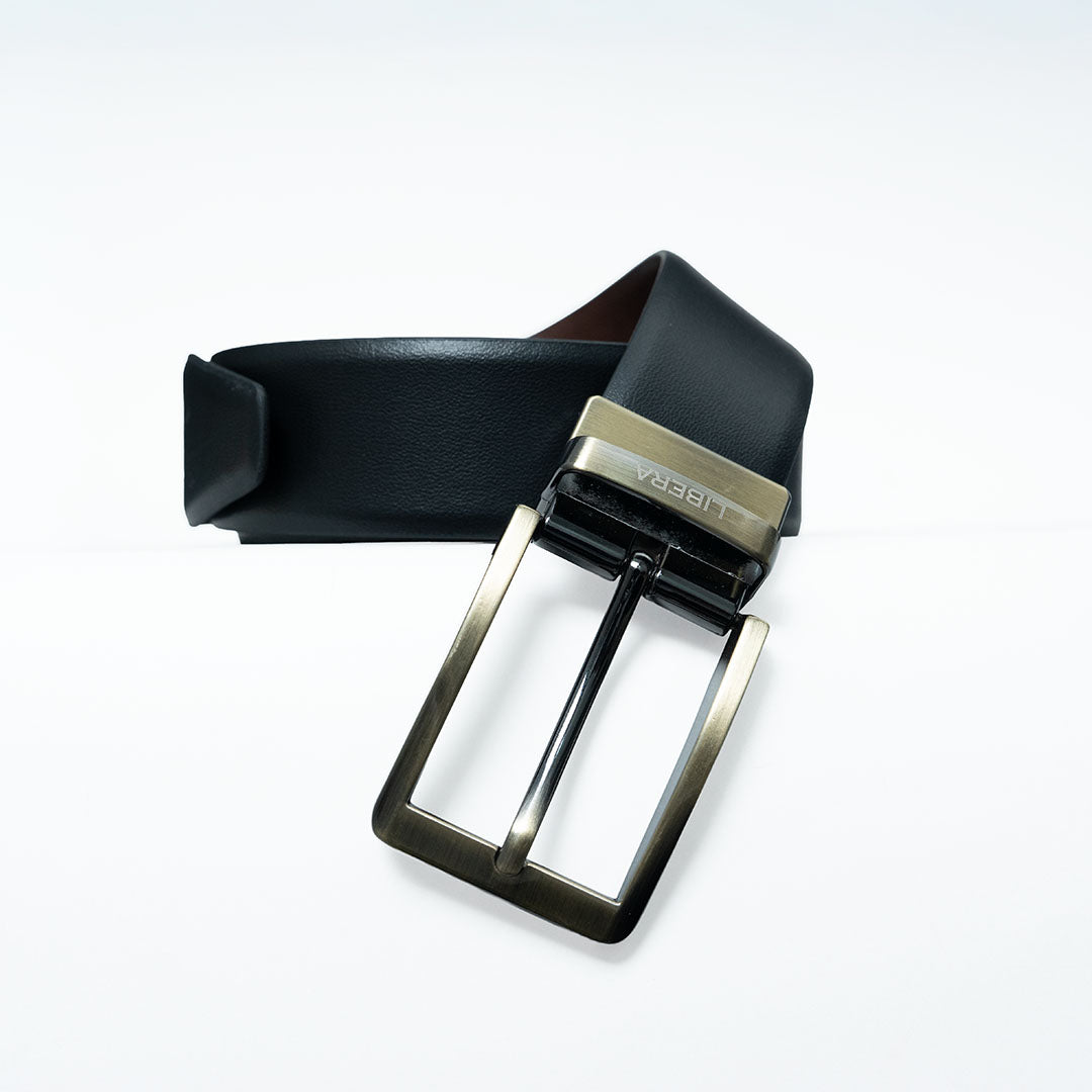 Reversible Standard Lock Belt - Black & Coffee Brown