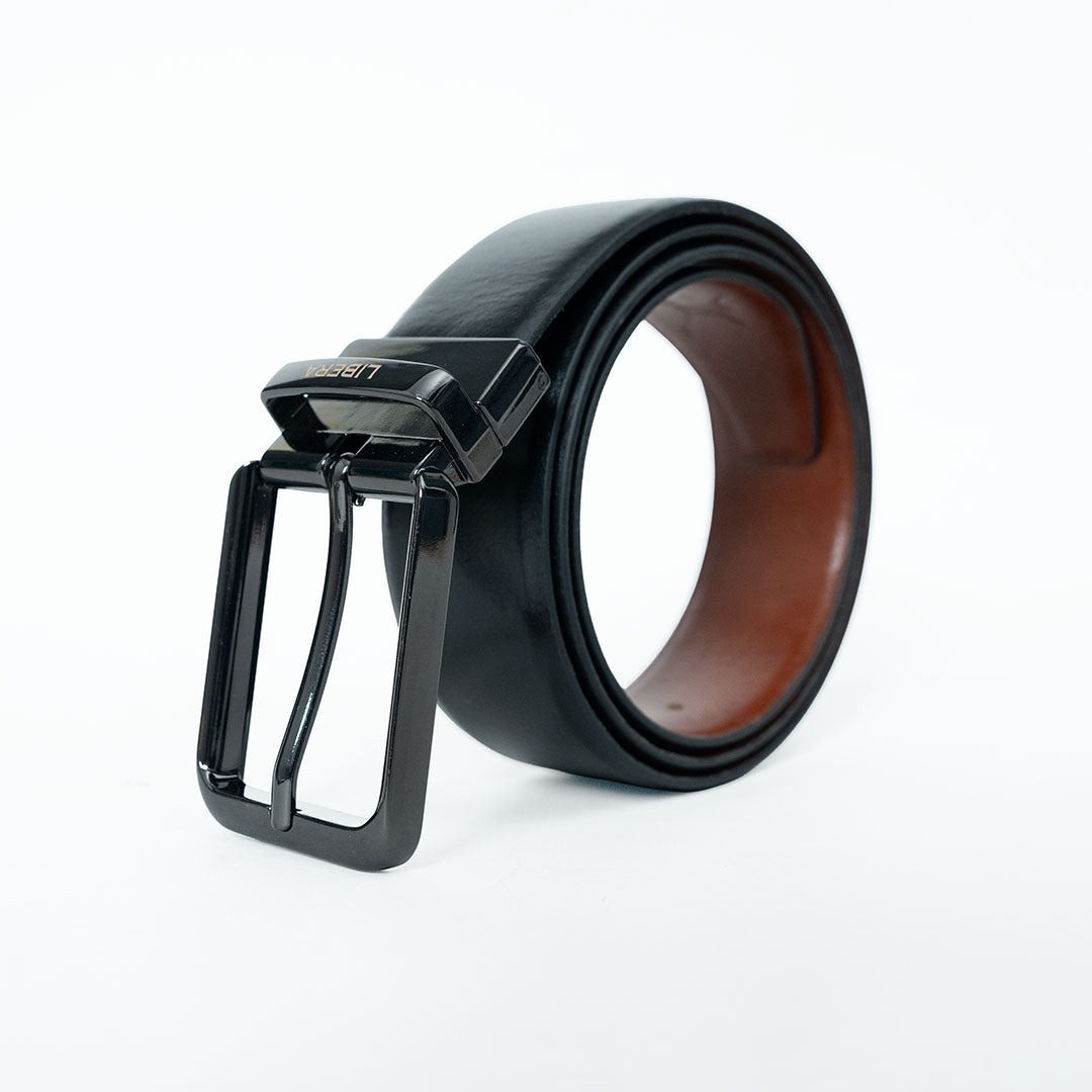 Reversible Standard Lock Belt - Black & Dark Tan