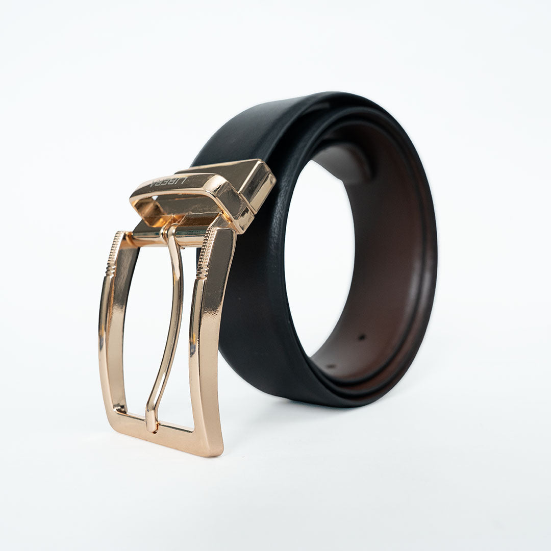 Reversible Standard Lock Belt - Black & Coffee Brown