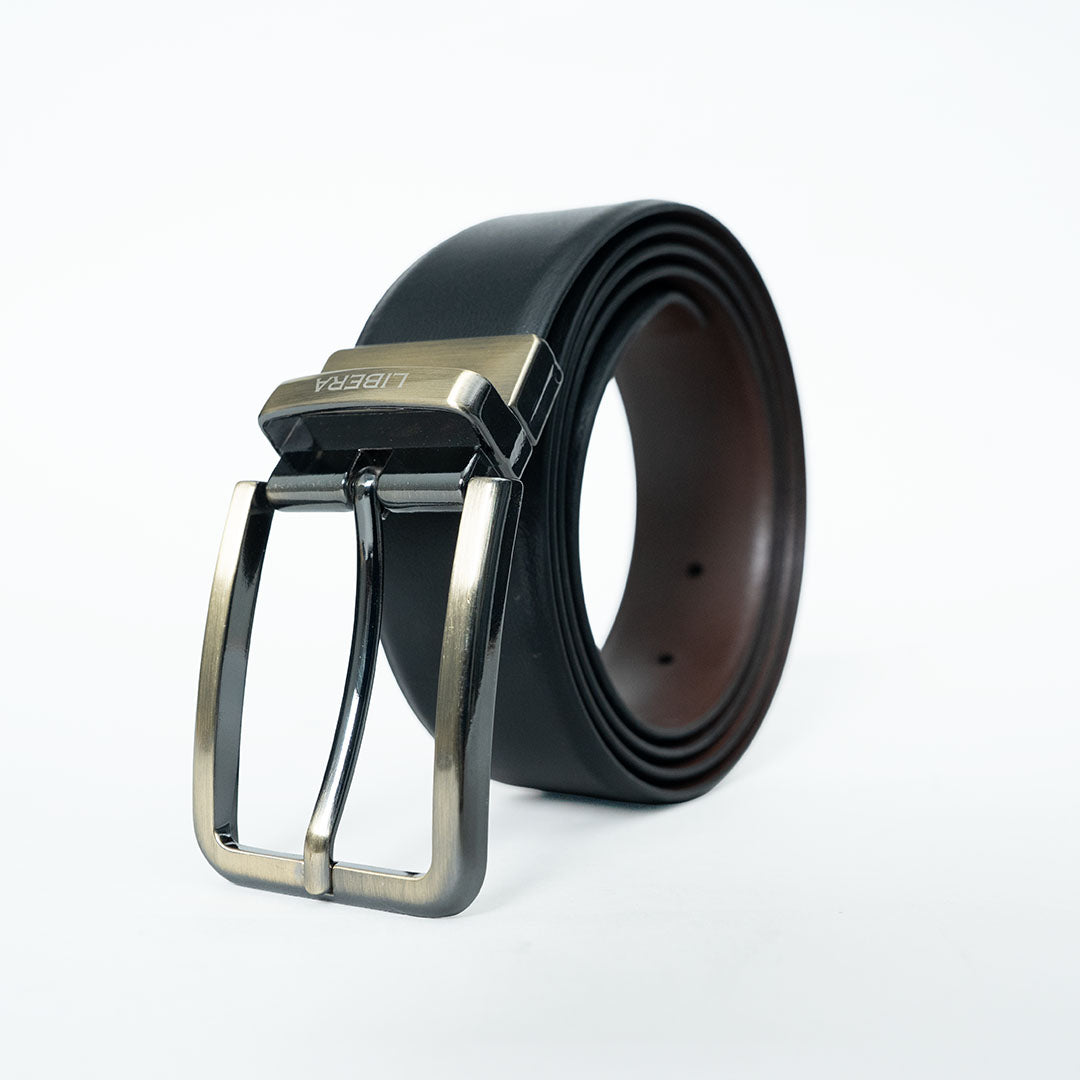 Reversible Standard Lock Belt - Black & Coffee Brown