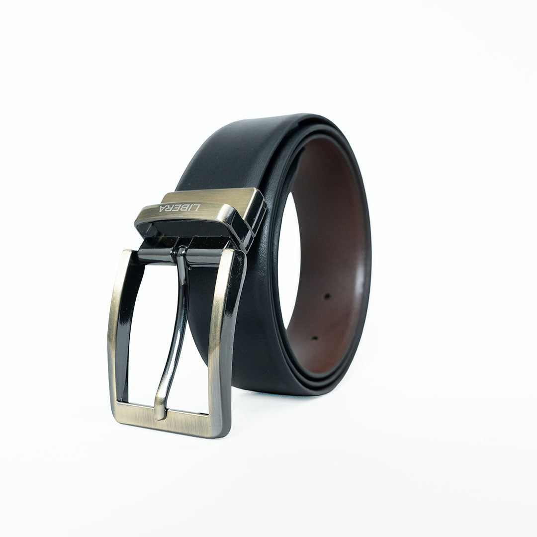 Reversible Standard Lock Belt - Black & Coffee Brown
