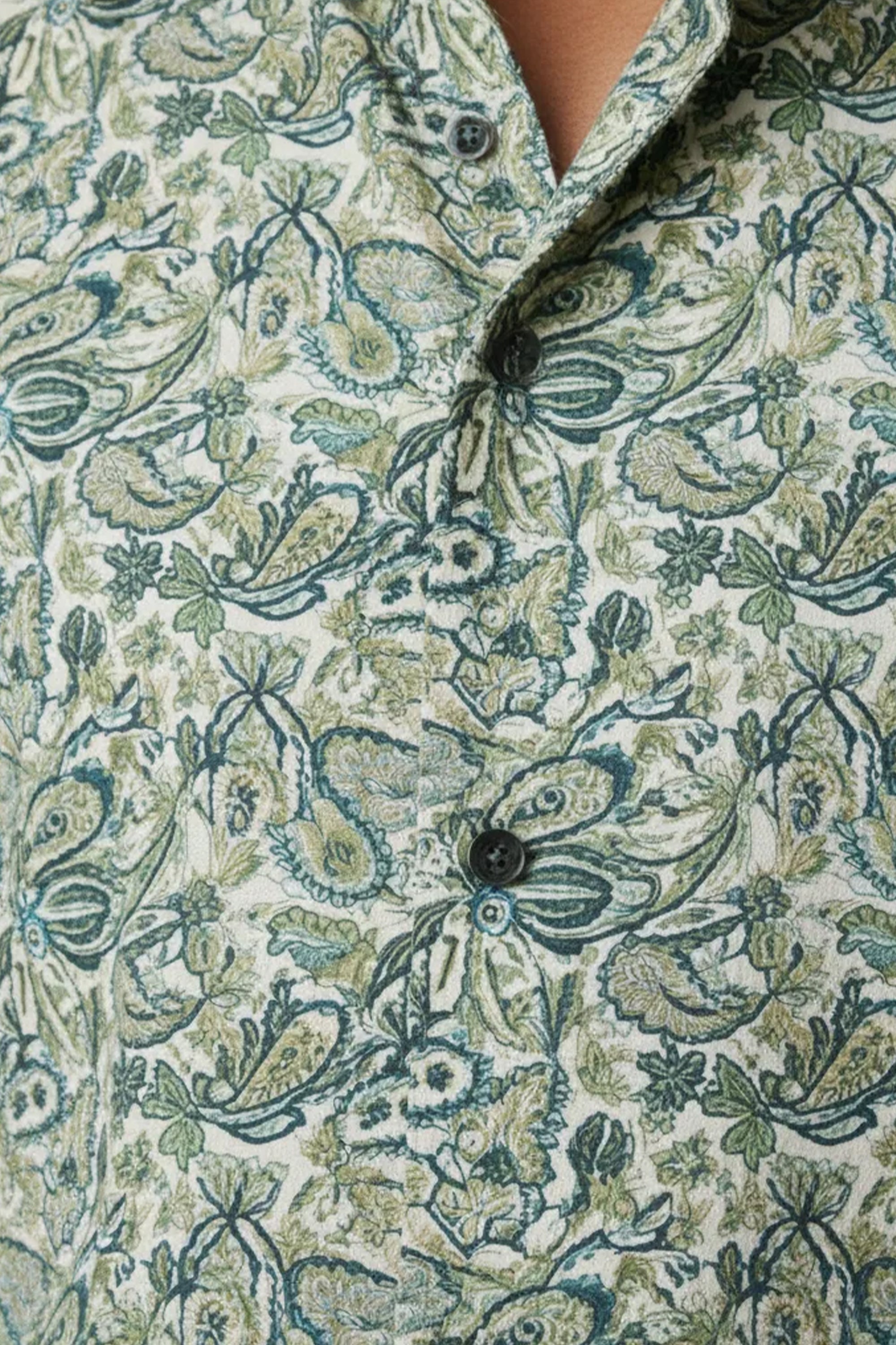 Slim Fit Printed S/S Shirt