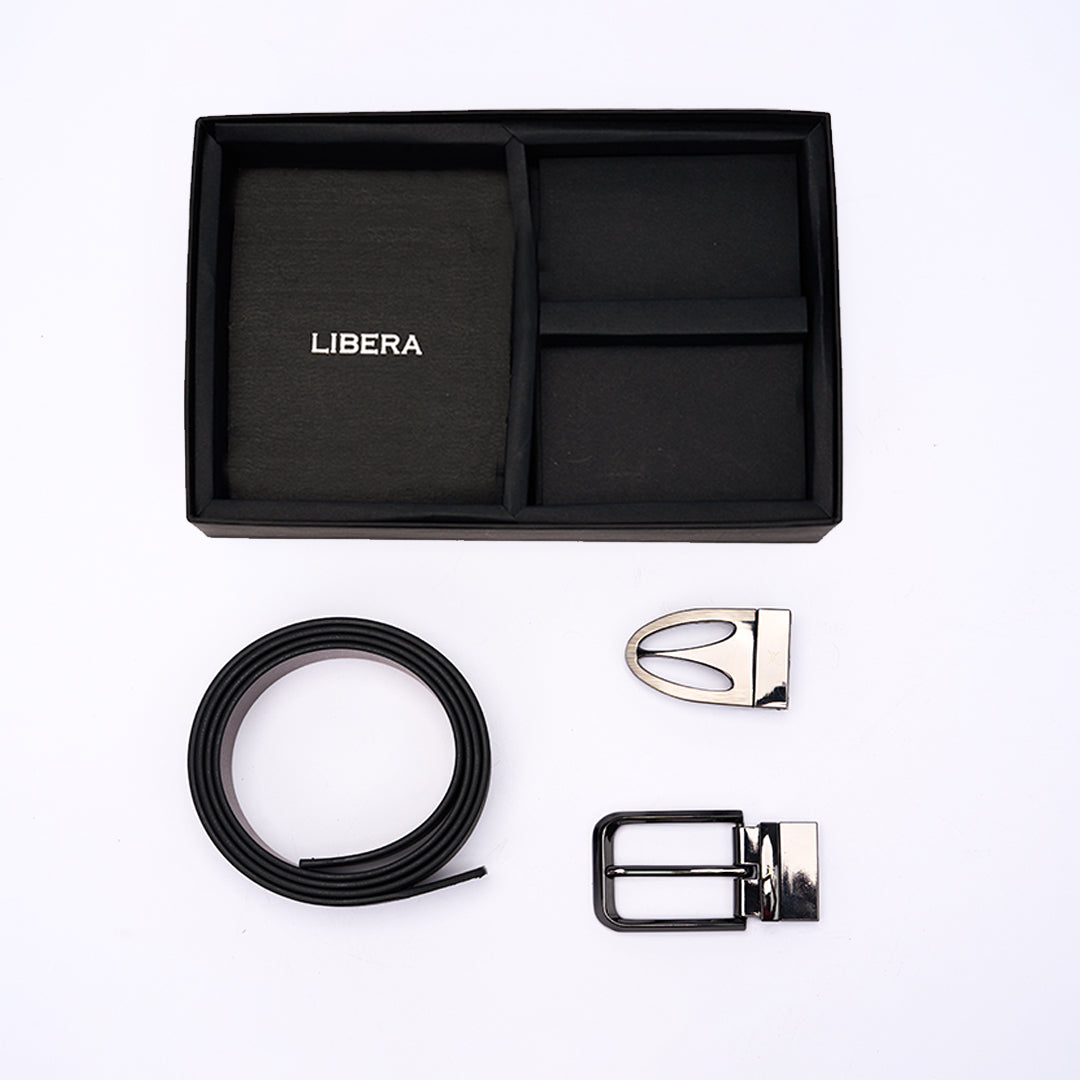 Three Piece Gift Box - Reversible Belt & Buckle
