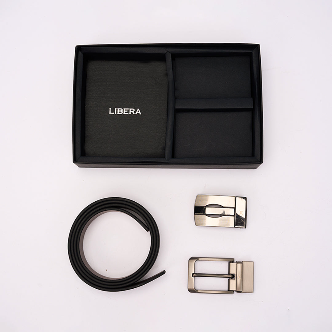 Three Piece Gift Box - Reversible Belt & Buckle