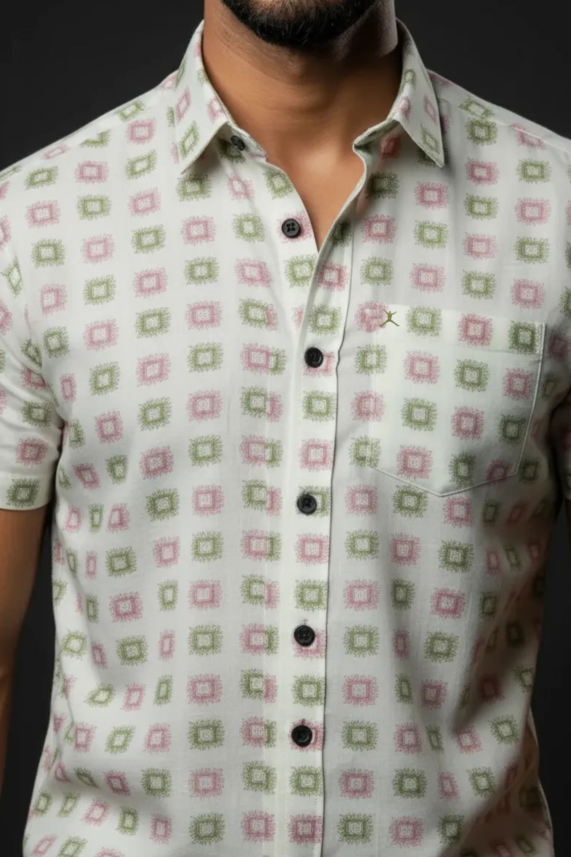 Slim Fit Printed - S/S Shirt
