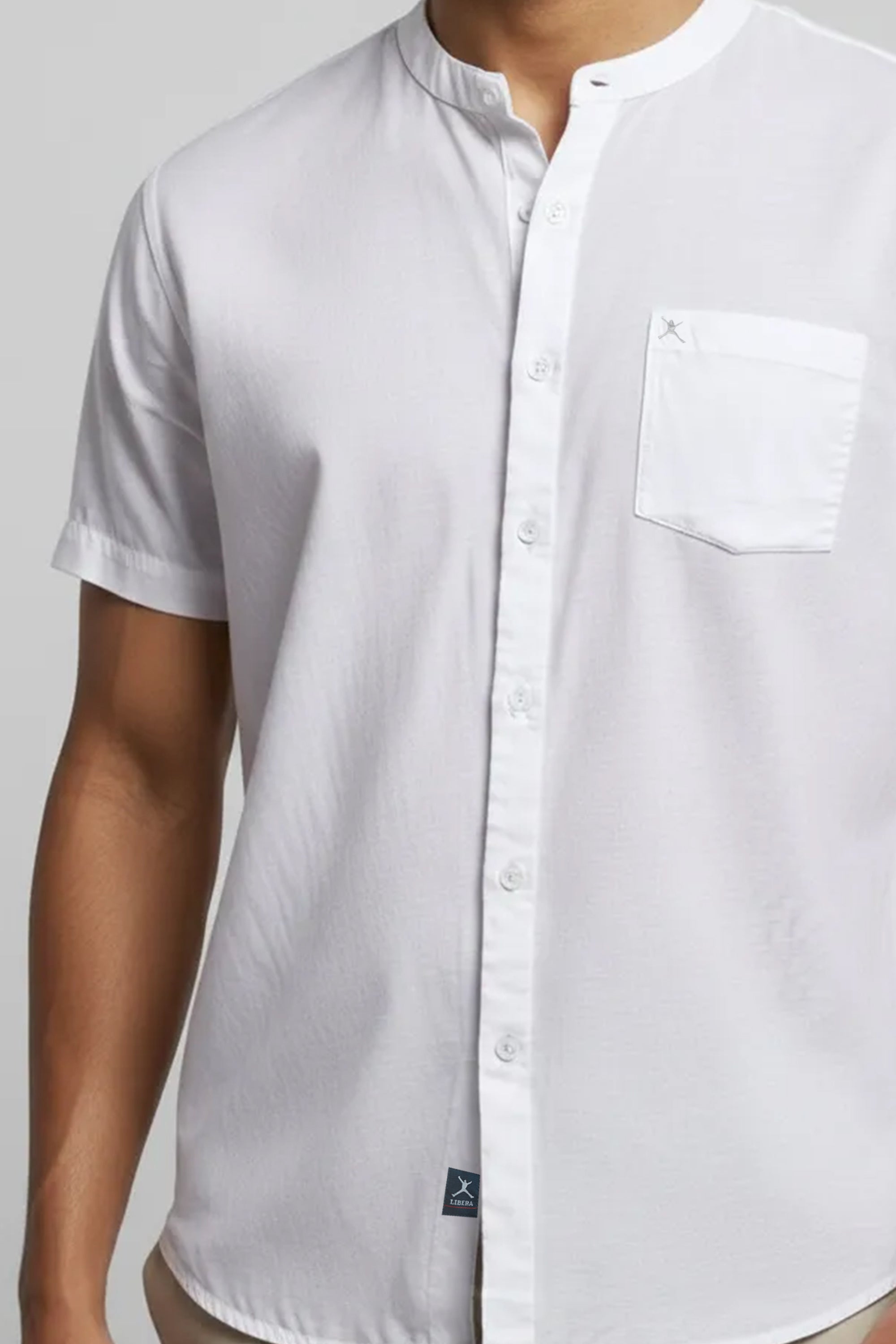 Slim Fit Safari White S/S Shirt