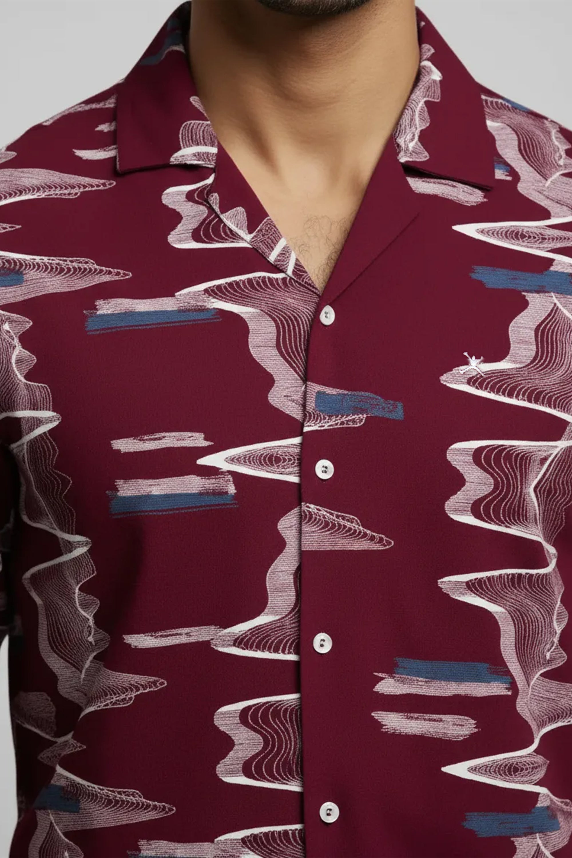 Slim Fit Printed S/S Shirt