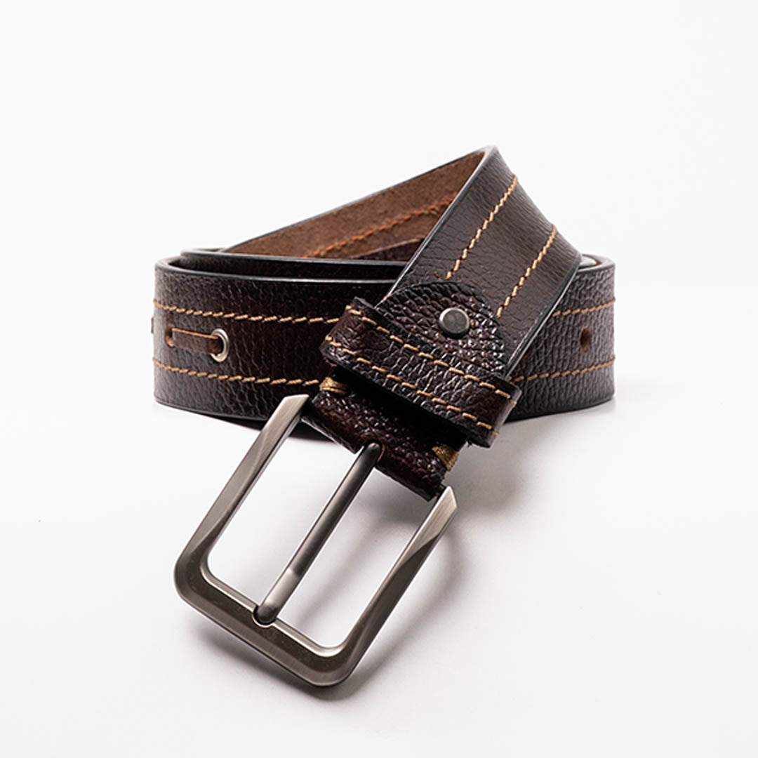Gents Casual Leather Belt - Brown