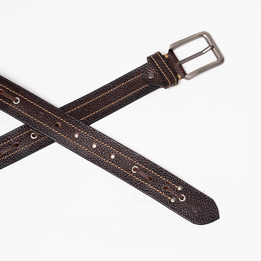 Gents Casual Leather Belt - Brown