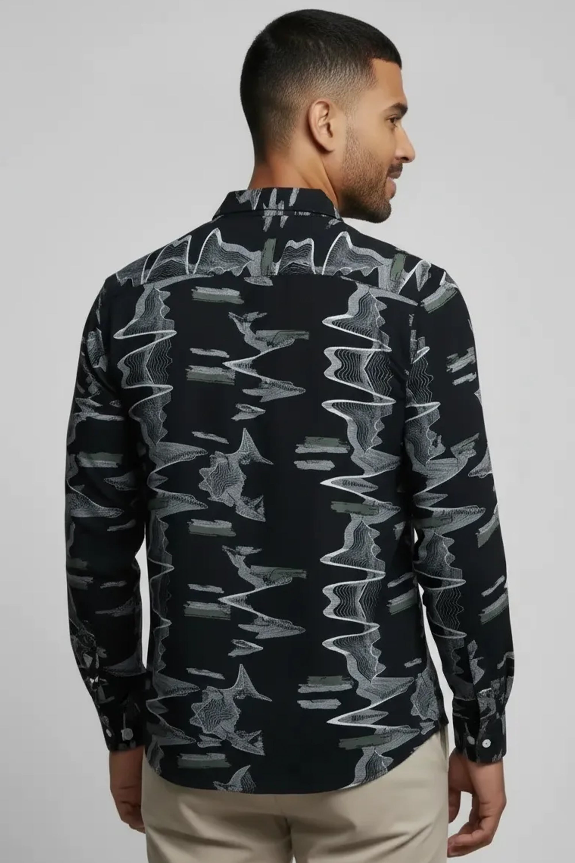 Slim Fit Printed S/S Shirt