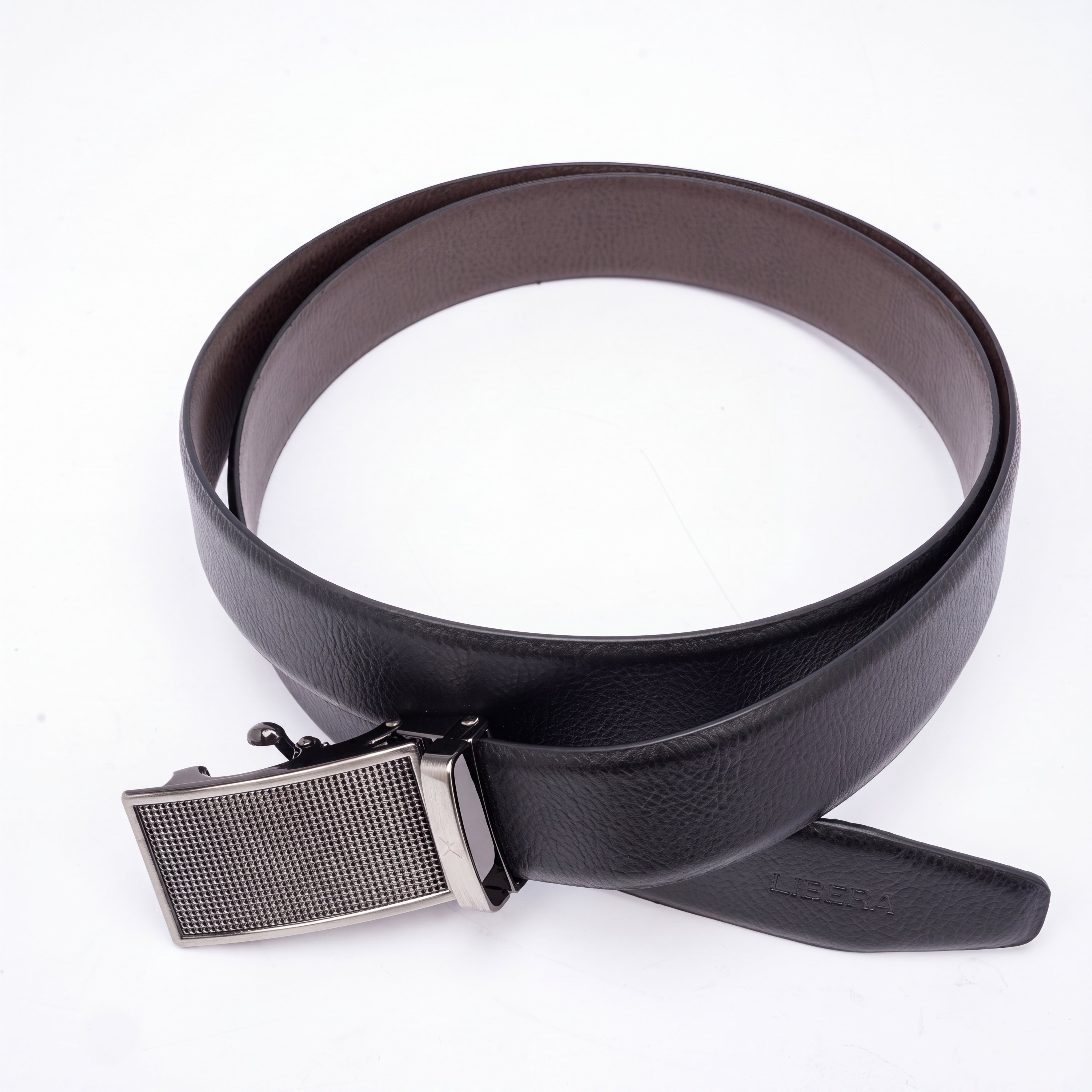 Genuine Leather Auto Lock Belt - Black | Coffee Brown