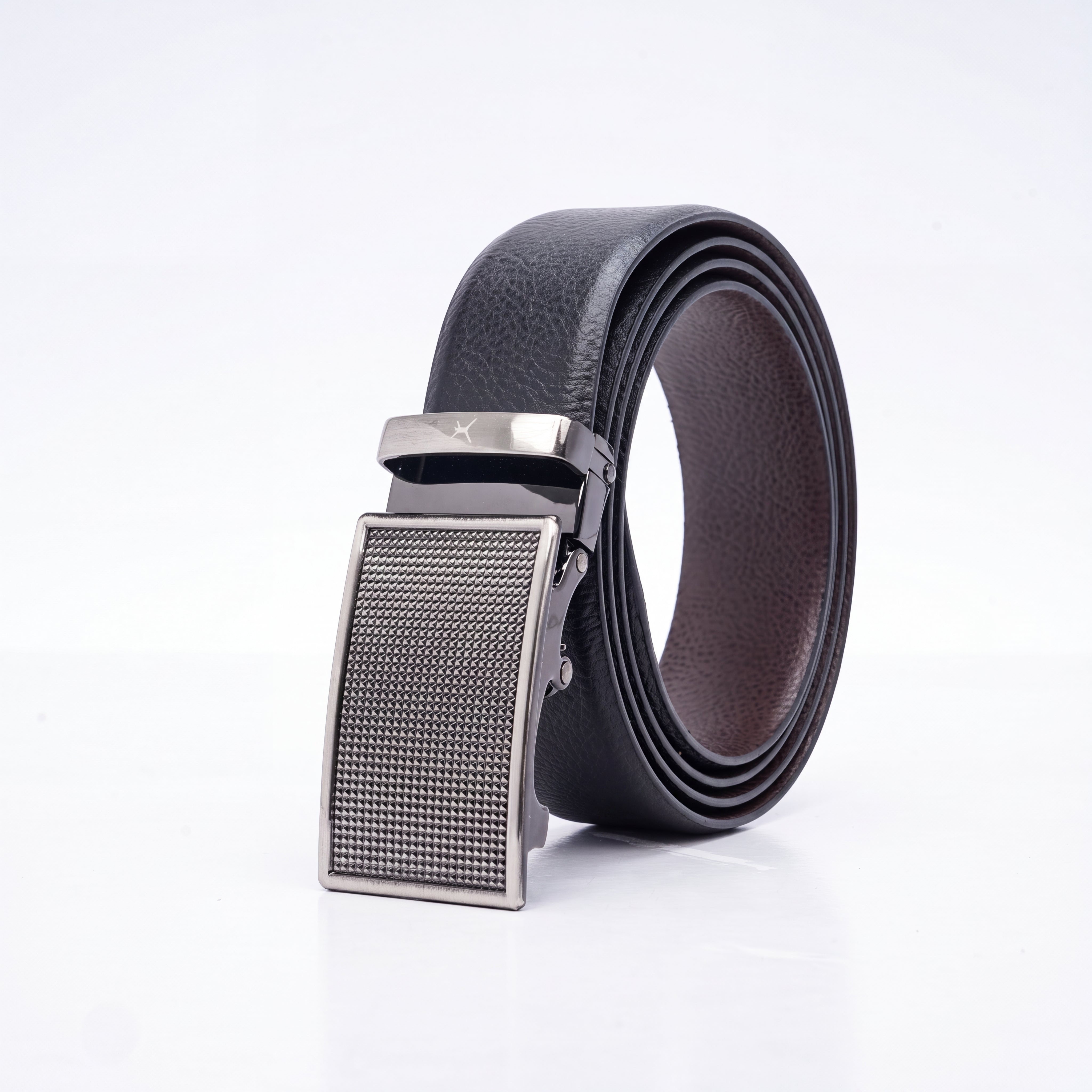 Genuine Leather Auto Lock Belt - Black | Coffee Brown