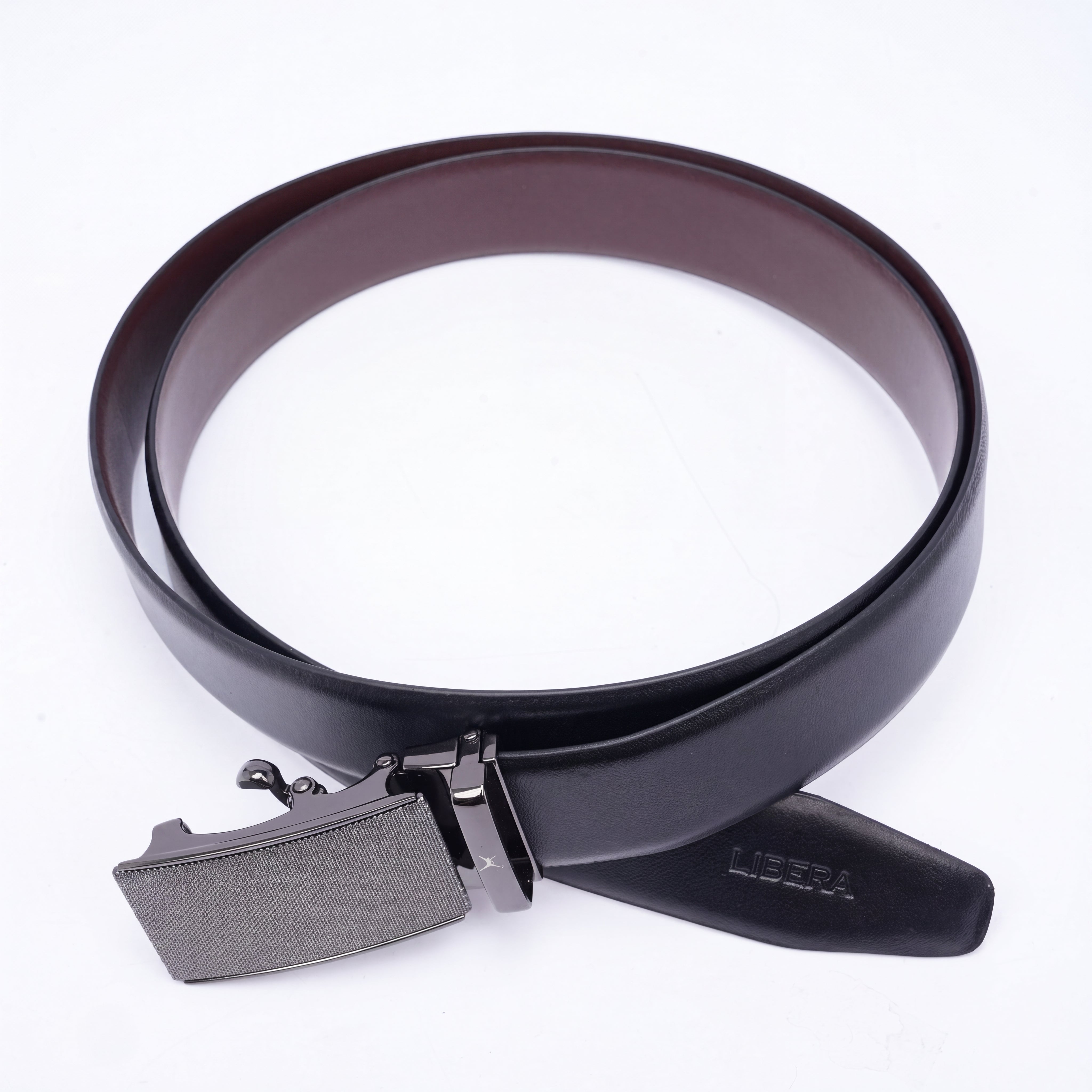 Genuine Leather Auto Lock Belt - Black | Brown