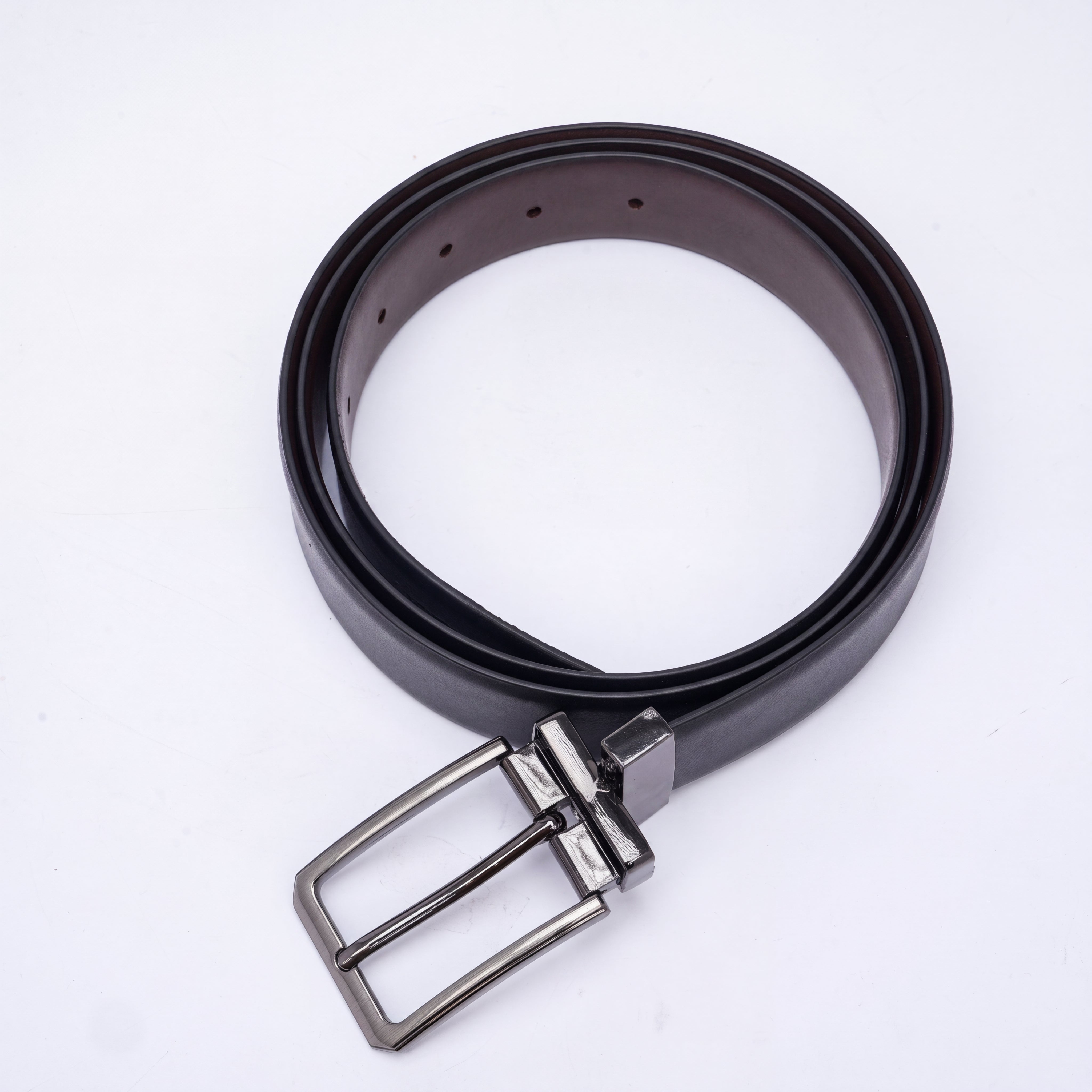 Genuine Leather Reversible Standard Lock Belt - Black | Brown